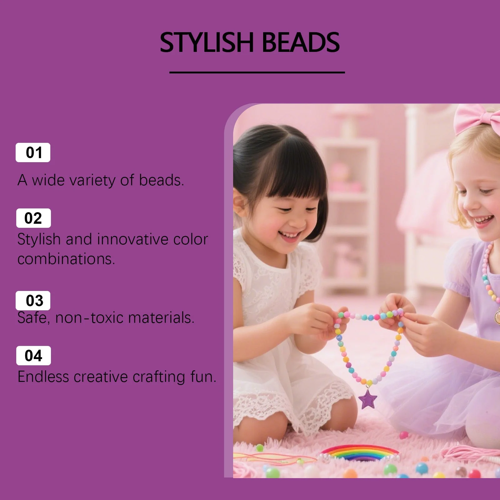 Beaded Bracelet Creation Suit Parent-child Interaction Creative Handmade Educational Toys - Image 3
