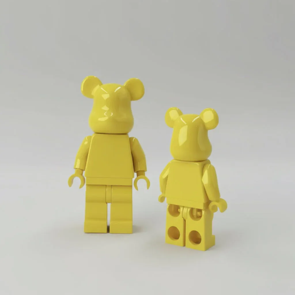Bearbrick Monochrome Bear Minifigures – 20+ Vibrant Colors! - Image 14