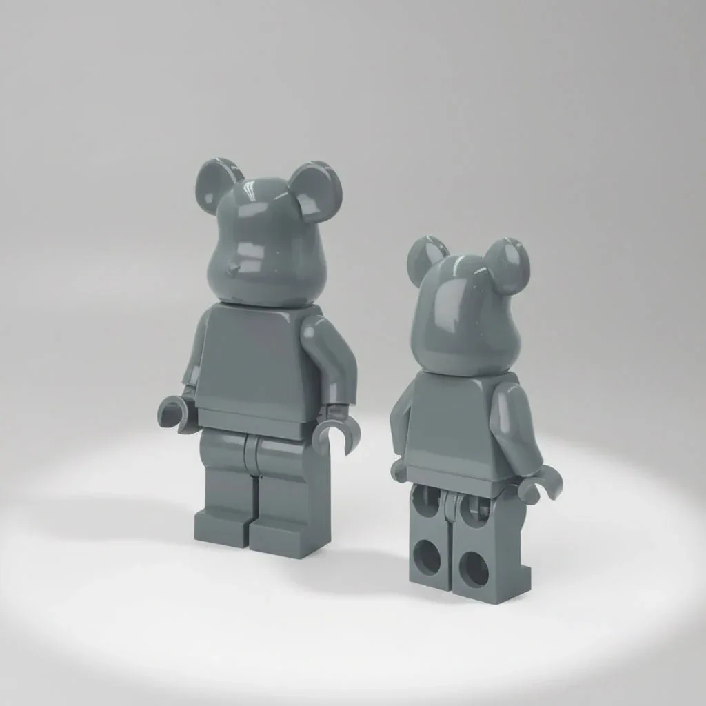 Bearbrick Monochrome Bear Minifigures – 20+ Vibrant Colors! - Image 20