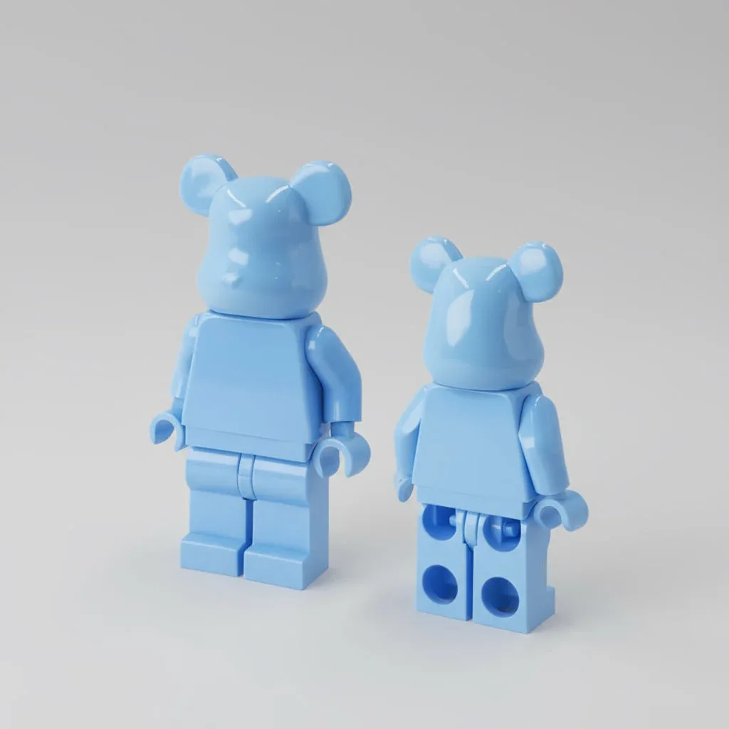 Bearbrick Monochrome Bear Minifigures – 20+ Vibrant Colors! - Image 21