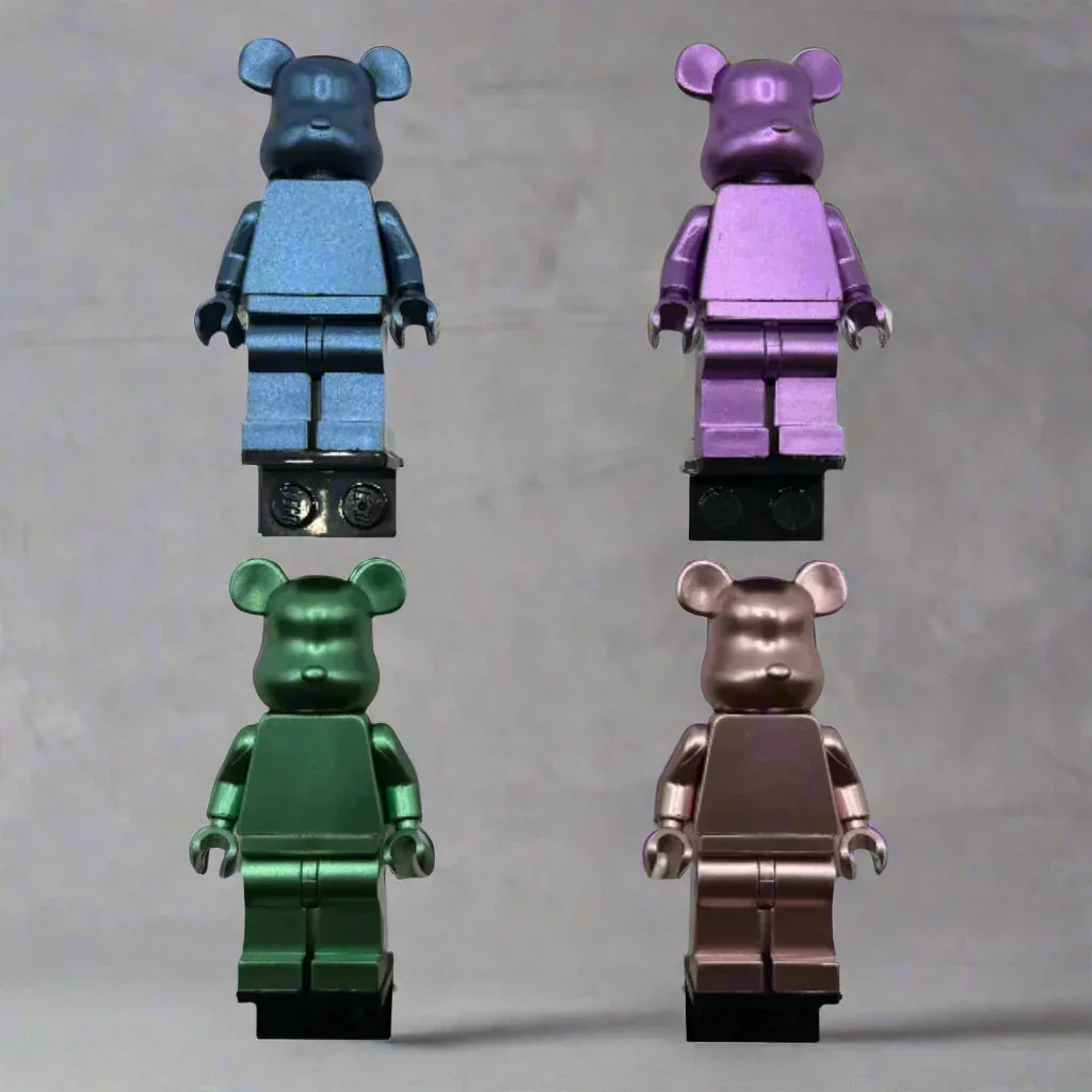 Bearbrick Monochrome Bear Minifigures – 20+ Vibrant Colors! - Image 3