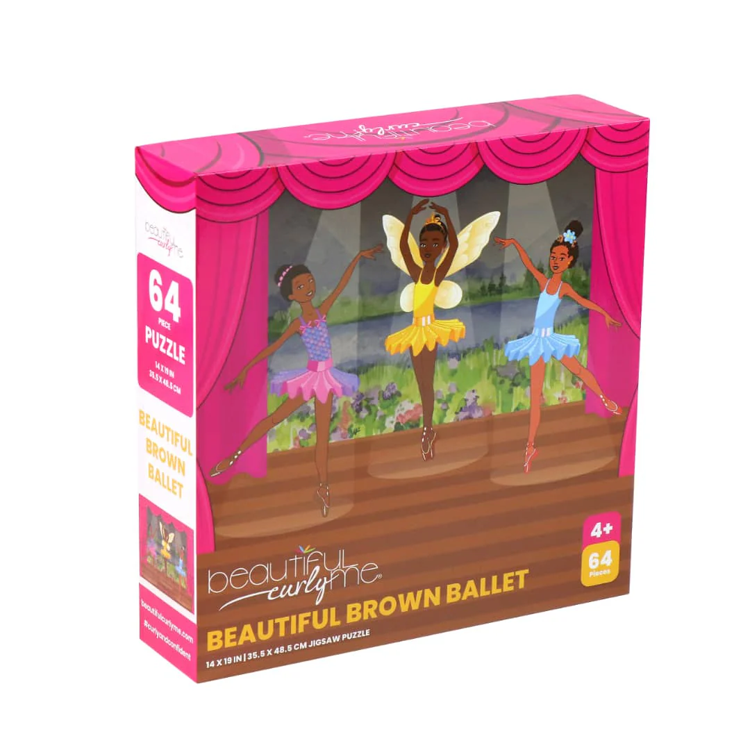 Beautiful Brown Ballet - 64 Piece STEAM Jigsaw Puzzle - Image 3