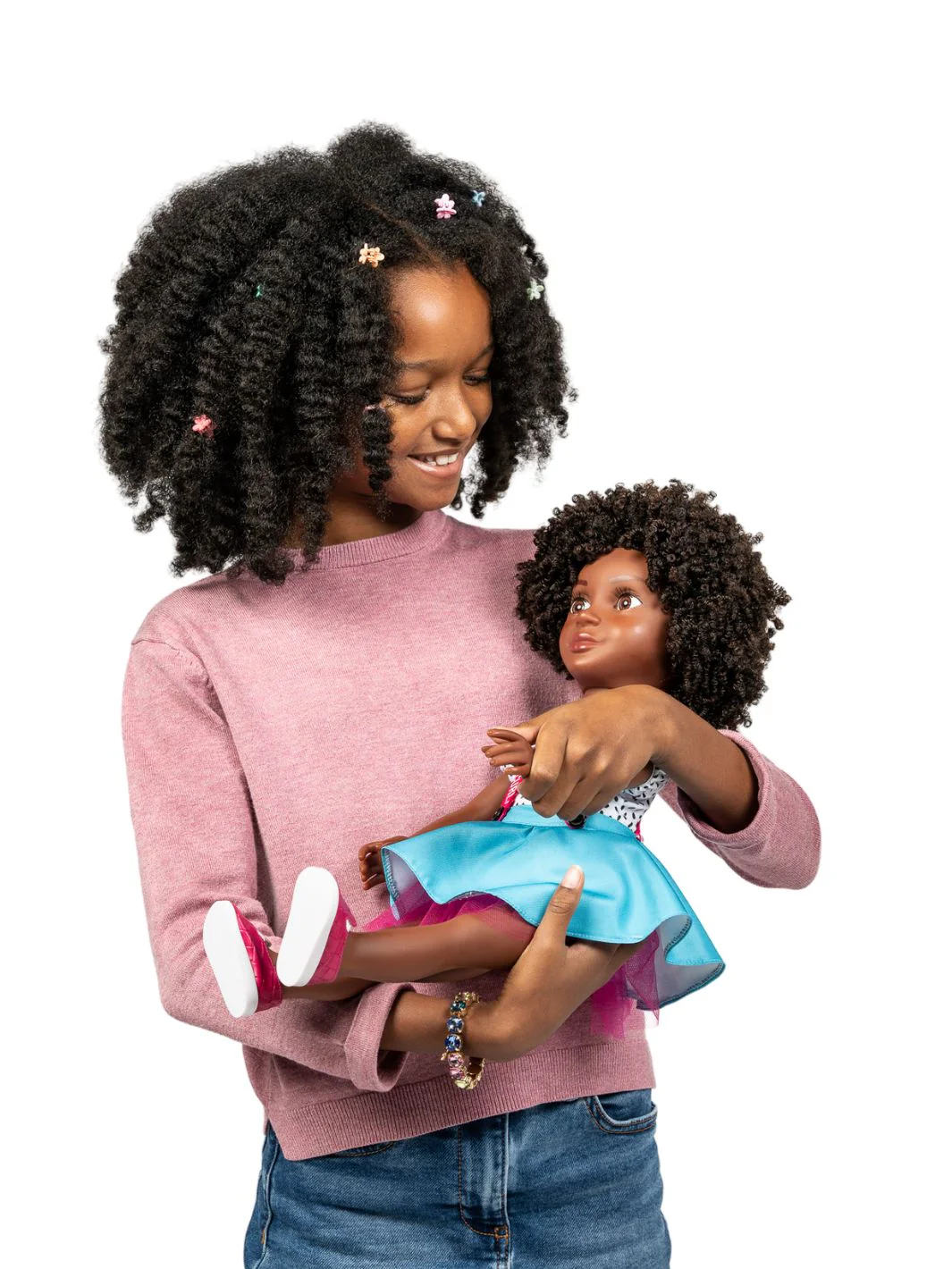 Beautiful Curly Me Bella – 18 inch Doll with Natural Curly Hair - Image 2