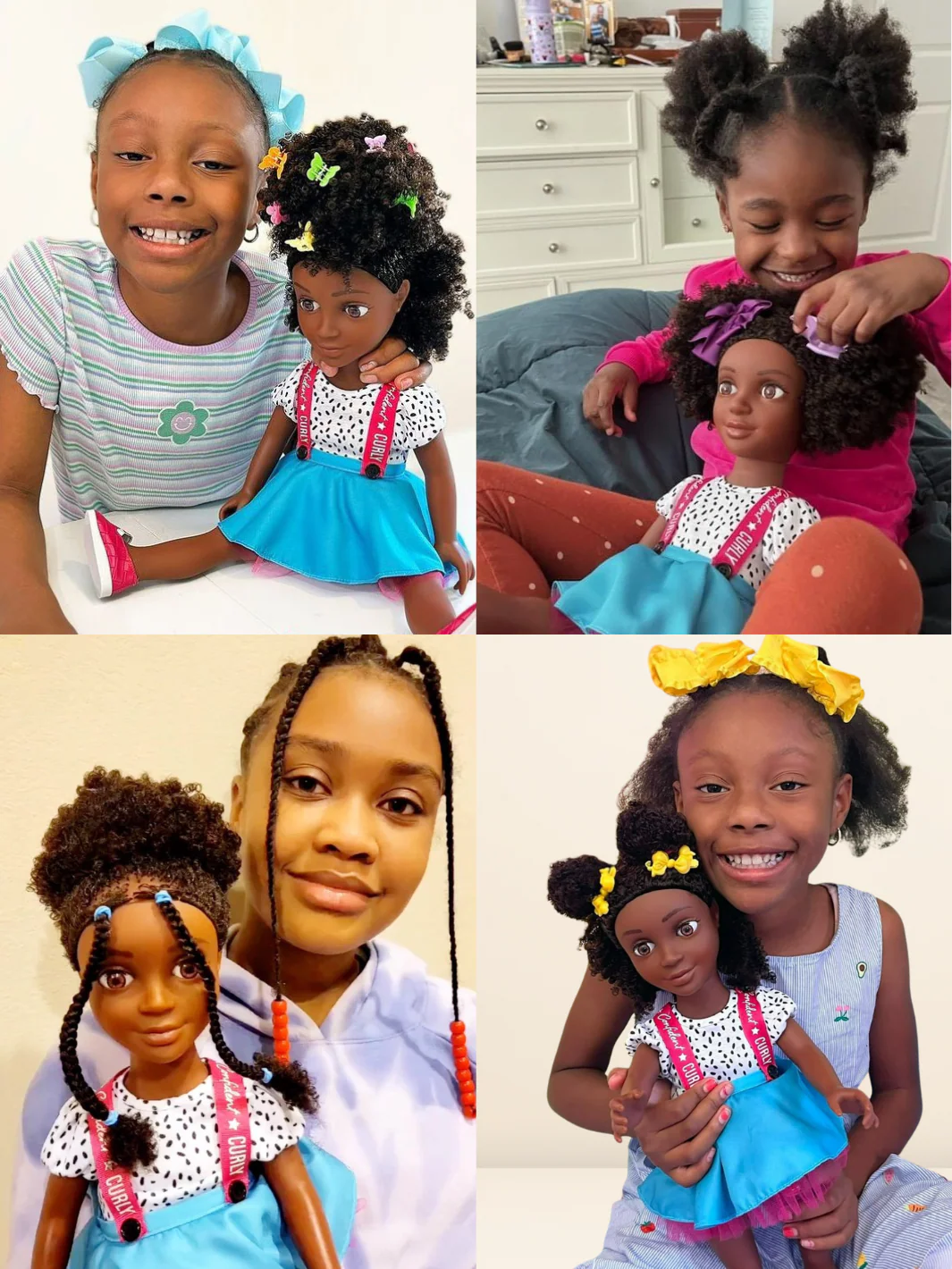 Beautiful Curly Me Bella – 18 inch Doll with Natural Curly Hair - Image 4