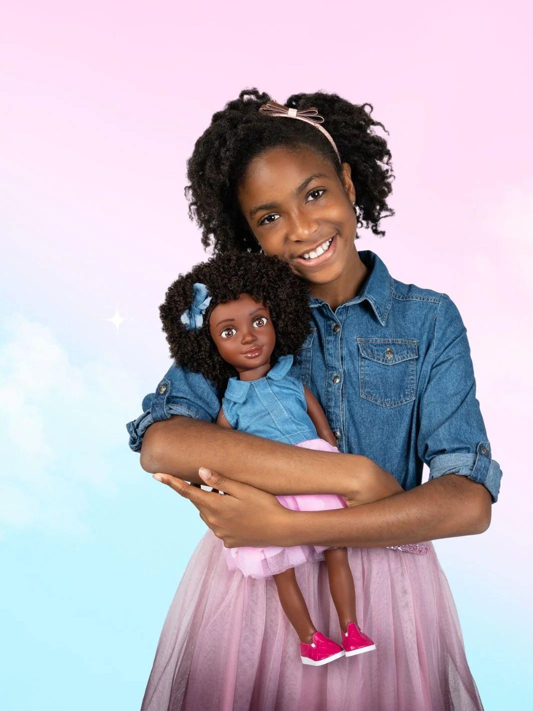Beautiful Curly Me Bella – 18 inch Doll with Natural Curly Hair - Image 5