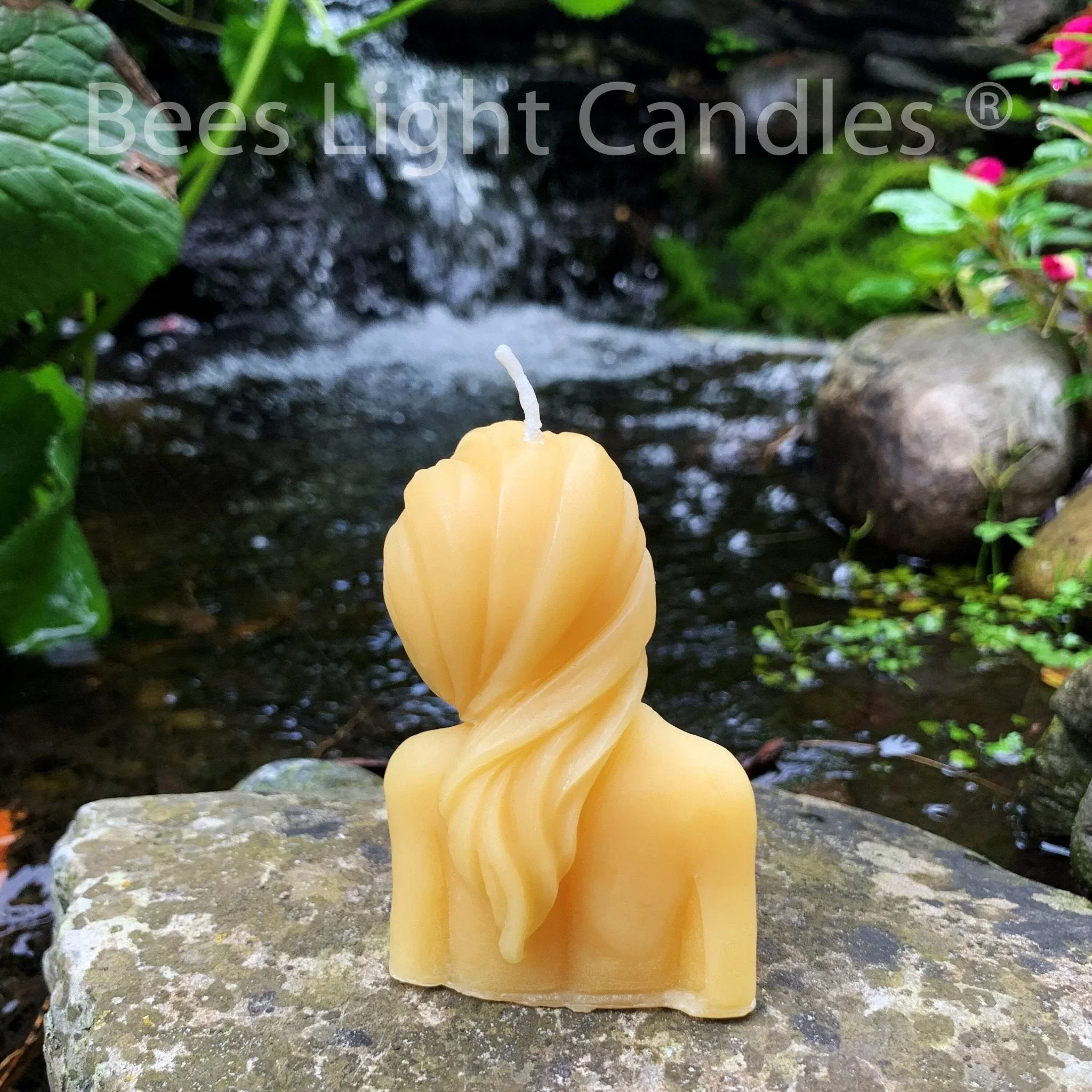 Beautiful Lady Beeswax Candle - Image 2
