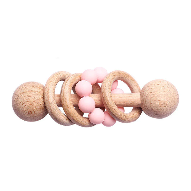 Beech rattle baby teeth toy - Image 5