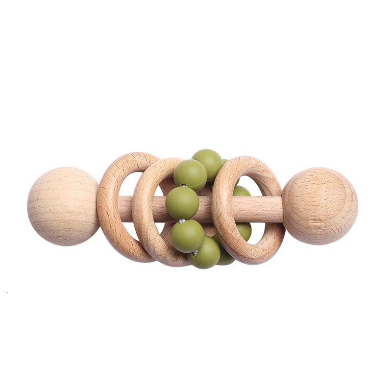 Beech rattle baby teeth toy - Image 6
