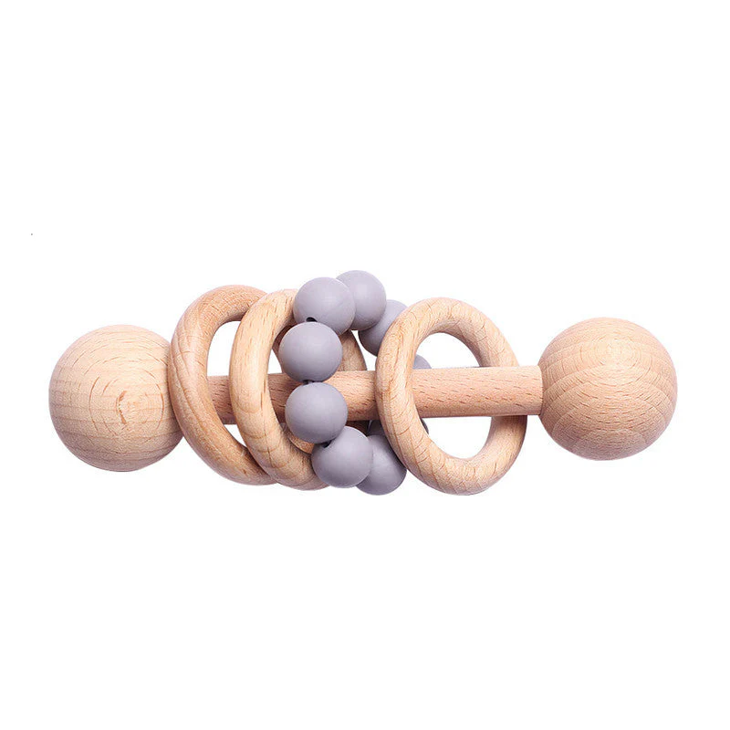 Beech rattle baby teeth toy - Image 8