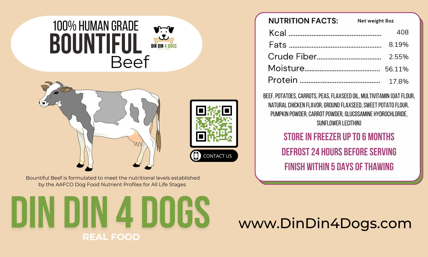 Beef and Chicken Combo - case includes 24, 8oz meals - Image 6