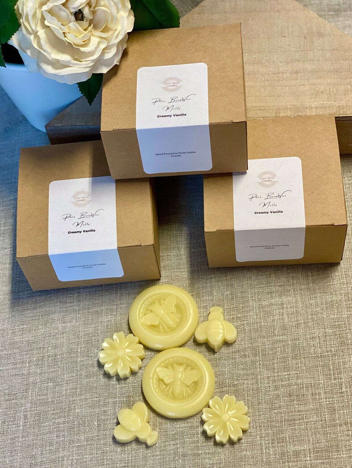 Beeswax Melts - Eco-Friendly Hand-Poured Scented Melts Set of 6 for a Natural Aroma - Image 2