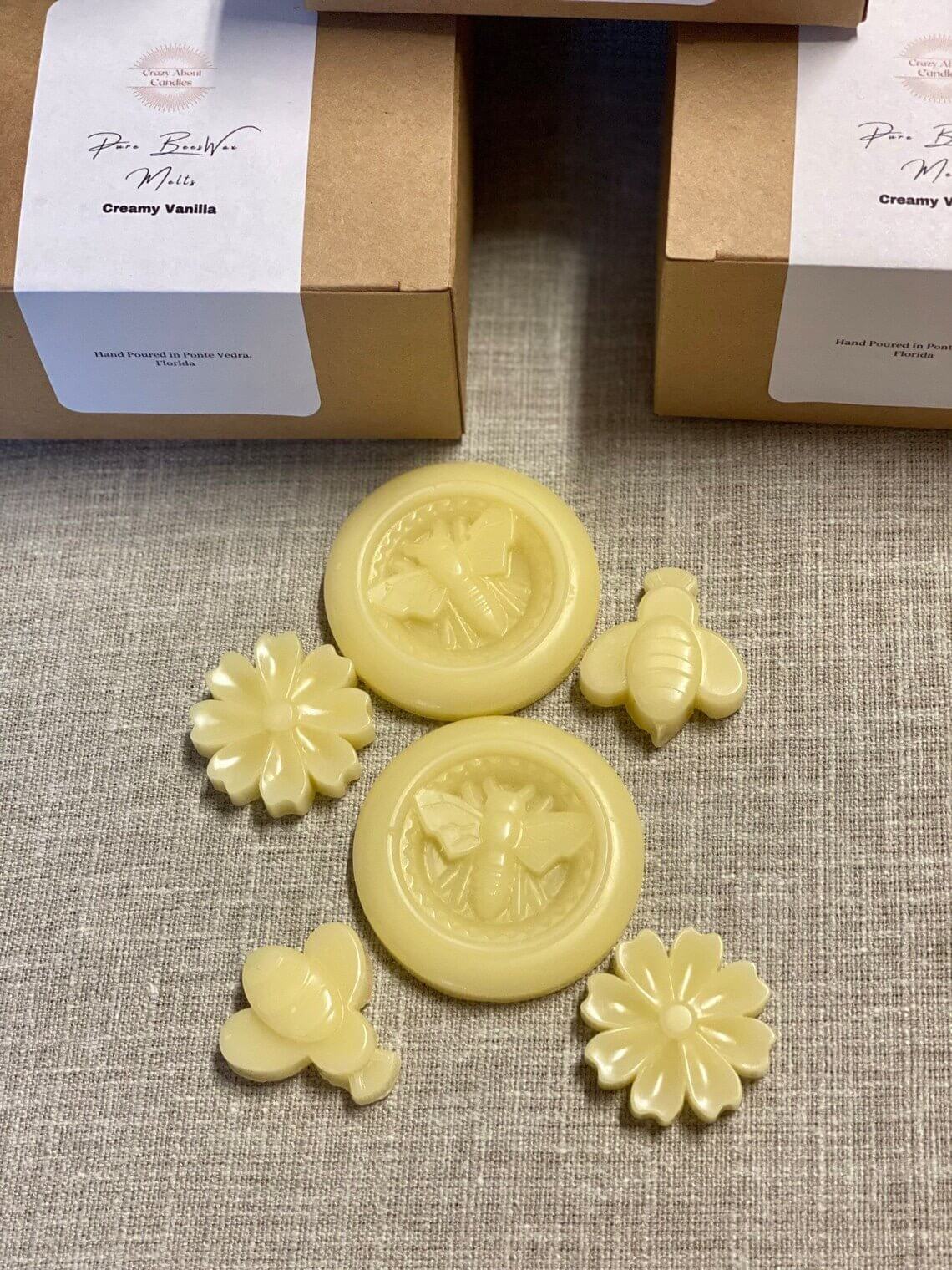 Beeswax Melts - Eco-Friendly Hand-Poured Scented Melts Set of 6 for a Natural Aroma - Image 3