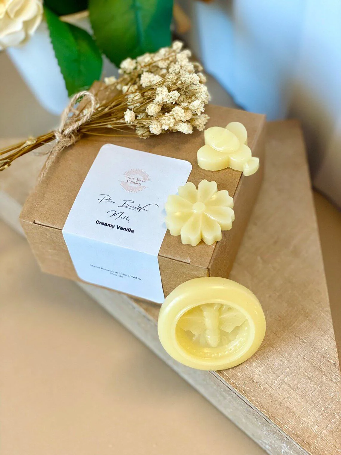 Beeswax Melts - Eco-Friendly Hand-Poured Scented Melts Set of 6 for a Natural Aroma - Image 4