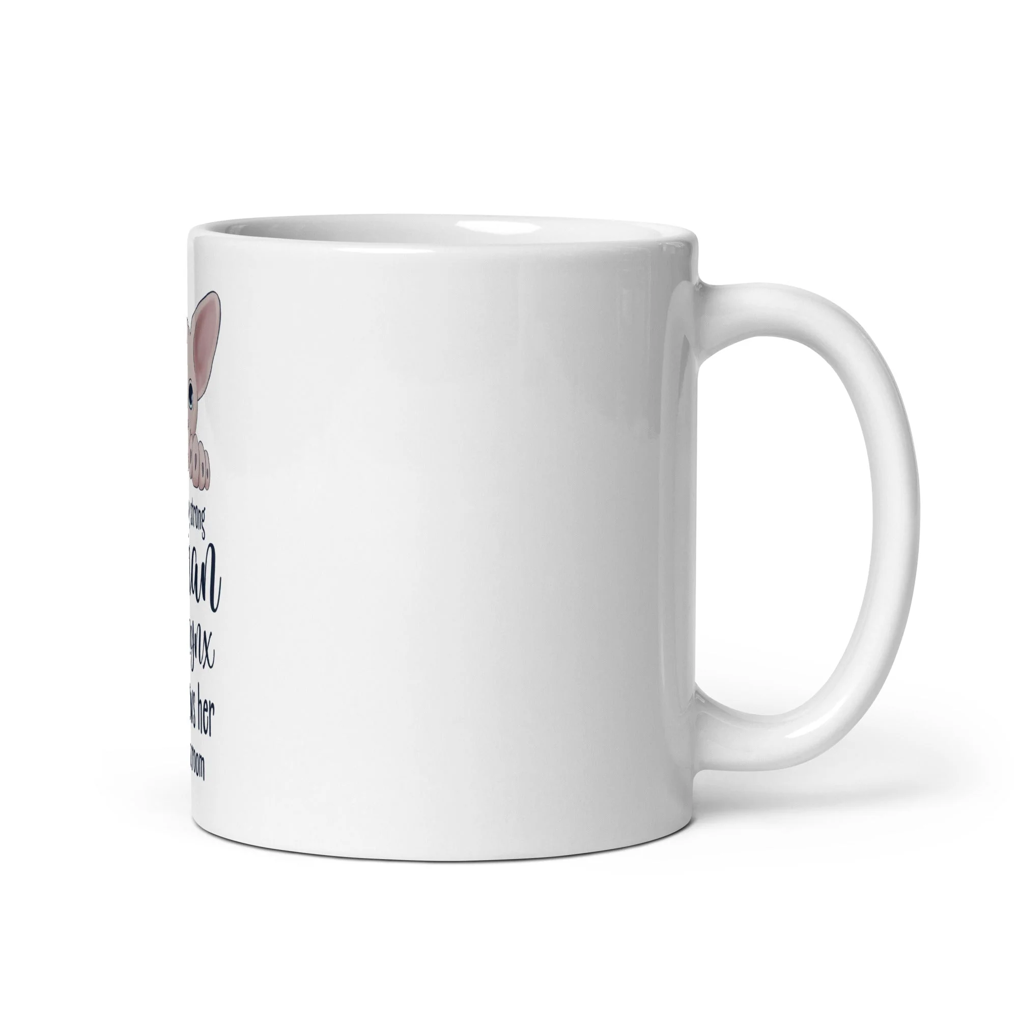 "BEHIND EVERY WOMAN" SPHYNX MUG - Image 2