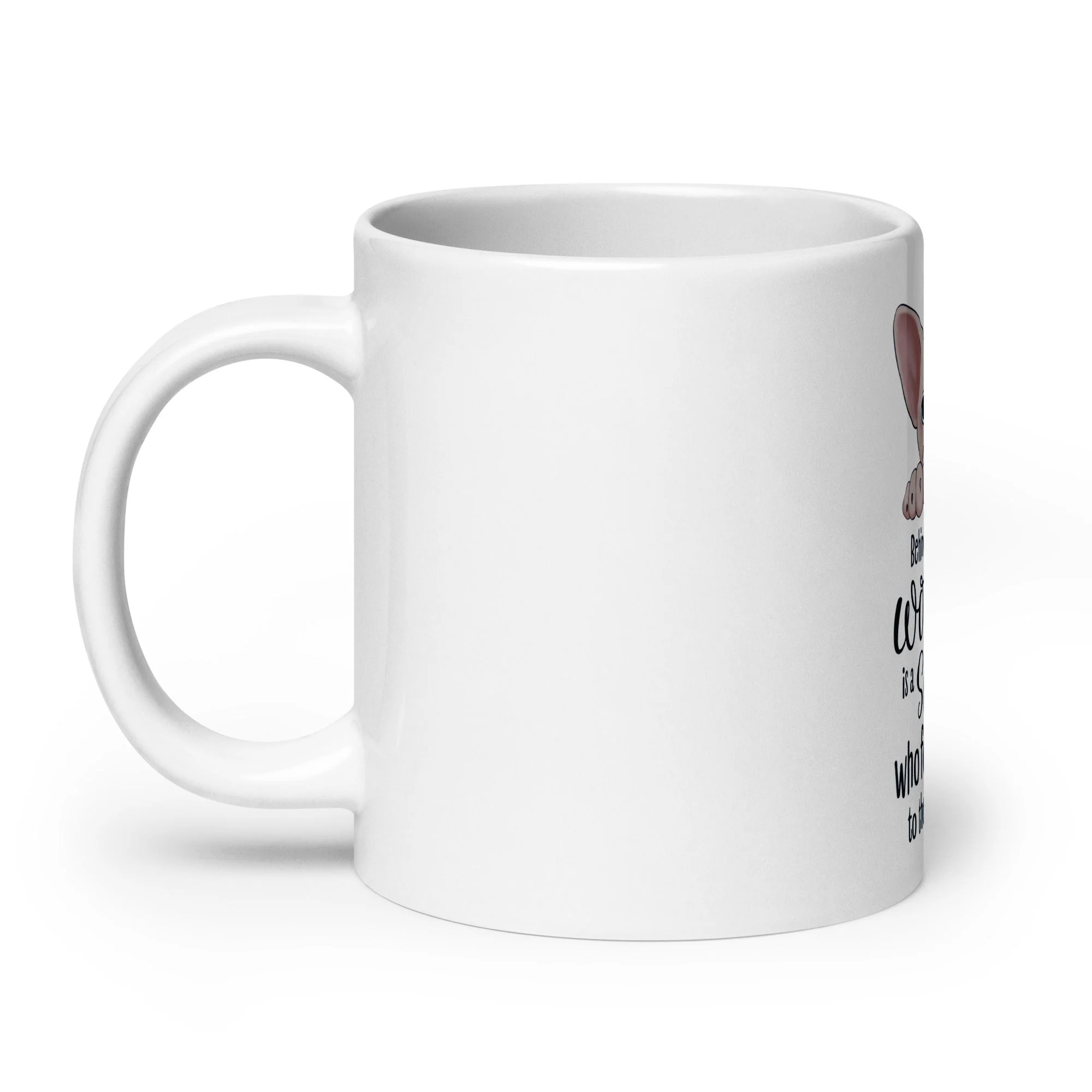 "BEHIND EVERY WOMAN" SPHYNX MUG - Image 8