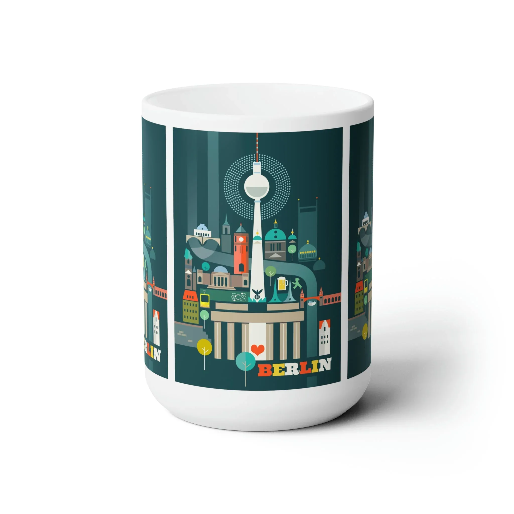 Berlin Ceramic Mug 11oz or 15oz - Image 2