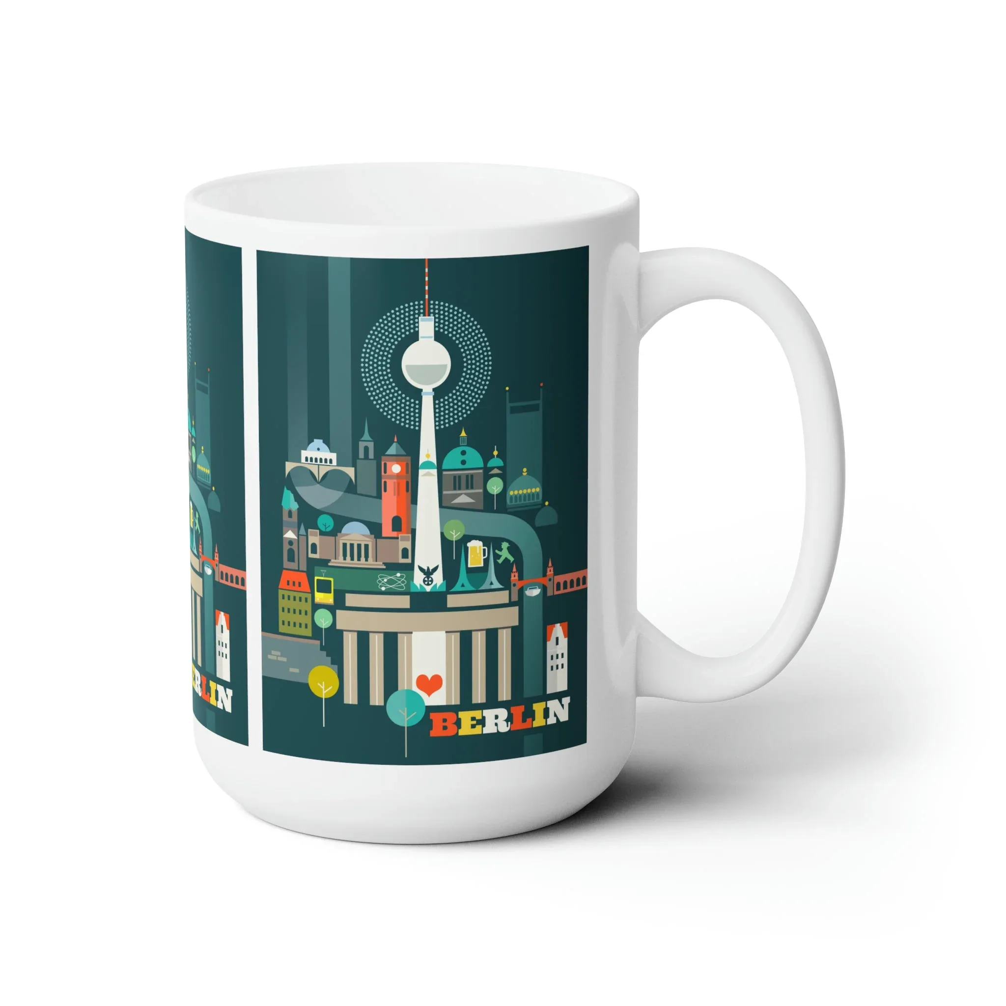 Berlin Ceramic Mug 11oz or 15oz - Image 3