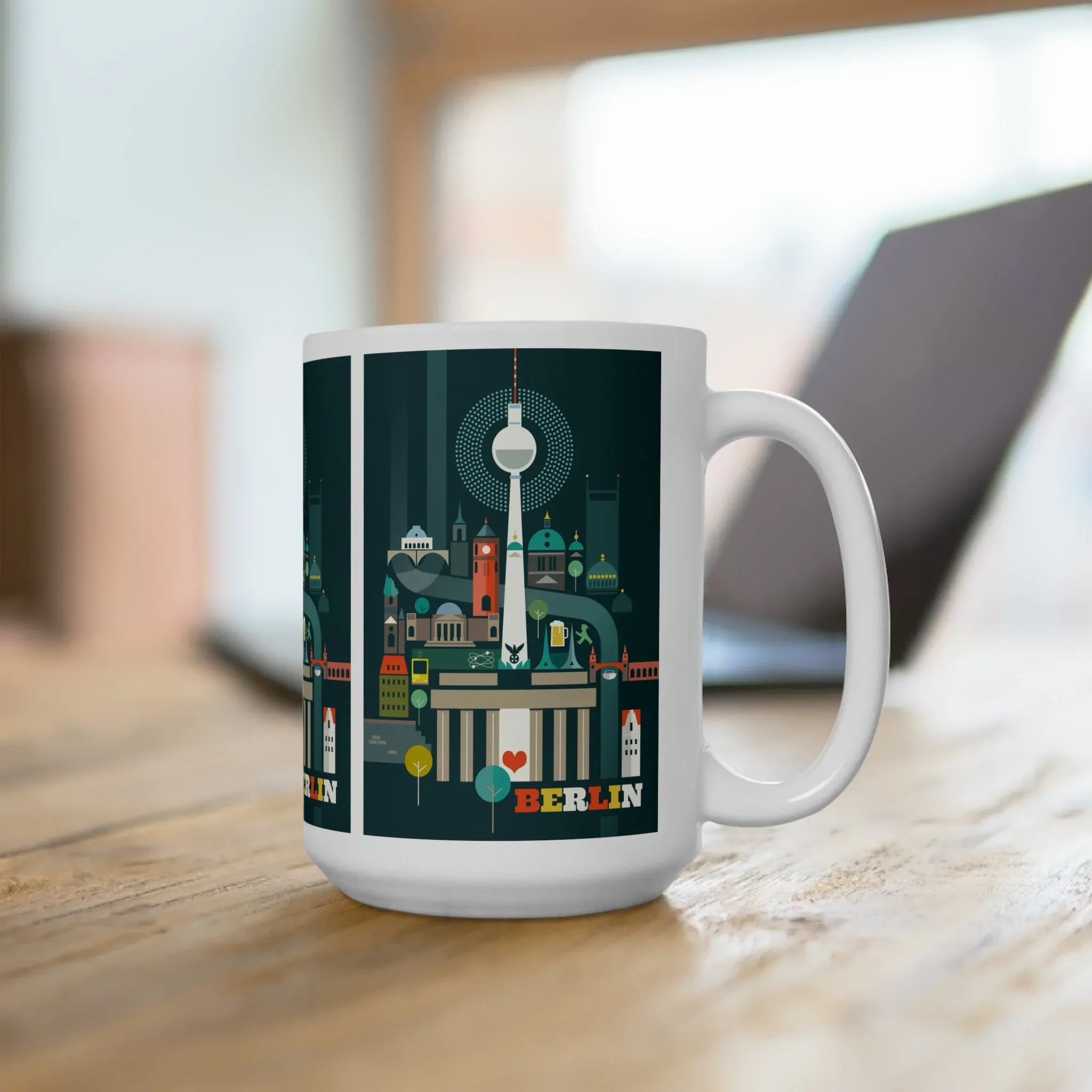 Berlin Ceramic Mug 11oz or 15oz - Image 4