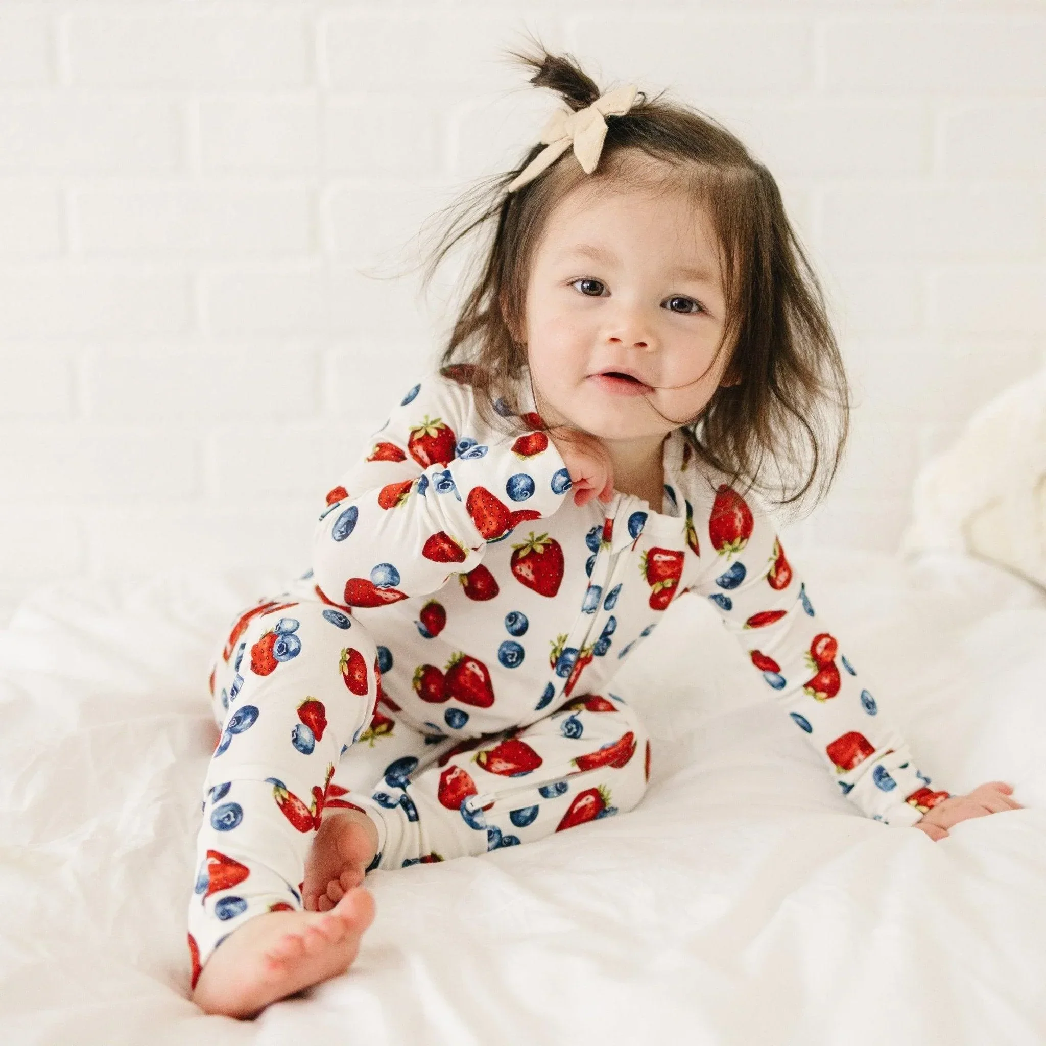 Berry Sweet Bamboo Zippy Romper - Image 4