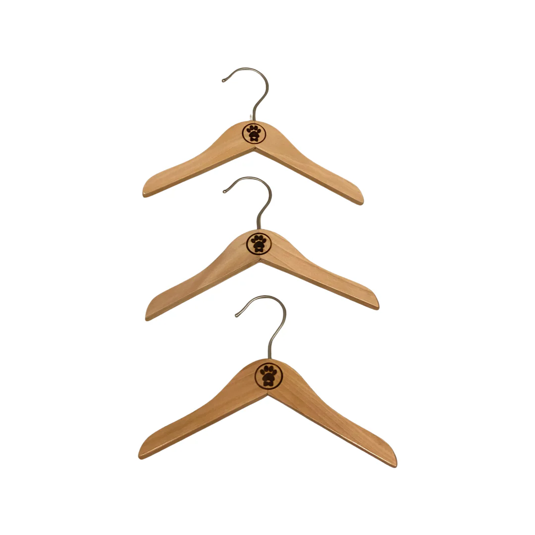Bespoke Paws Wood Hangers - Image 2