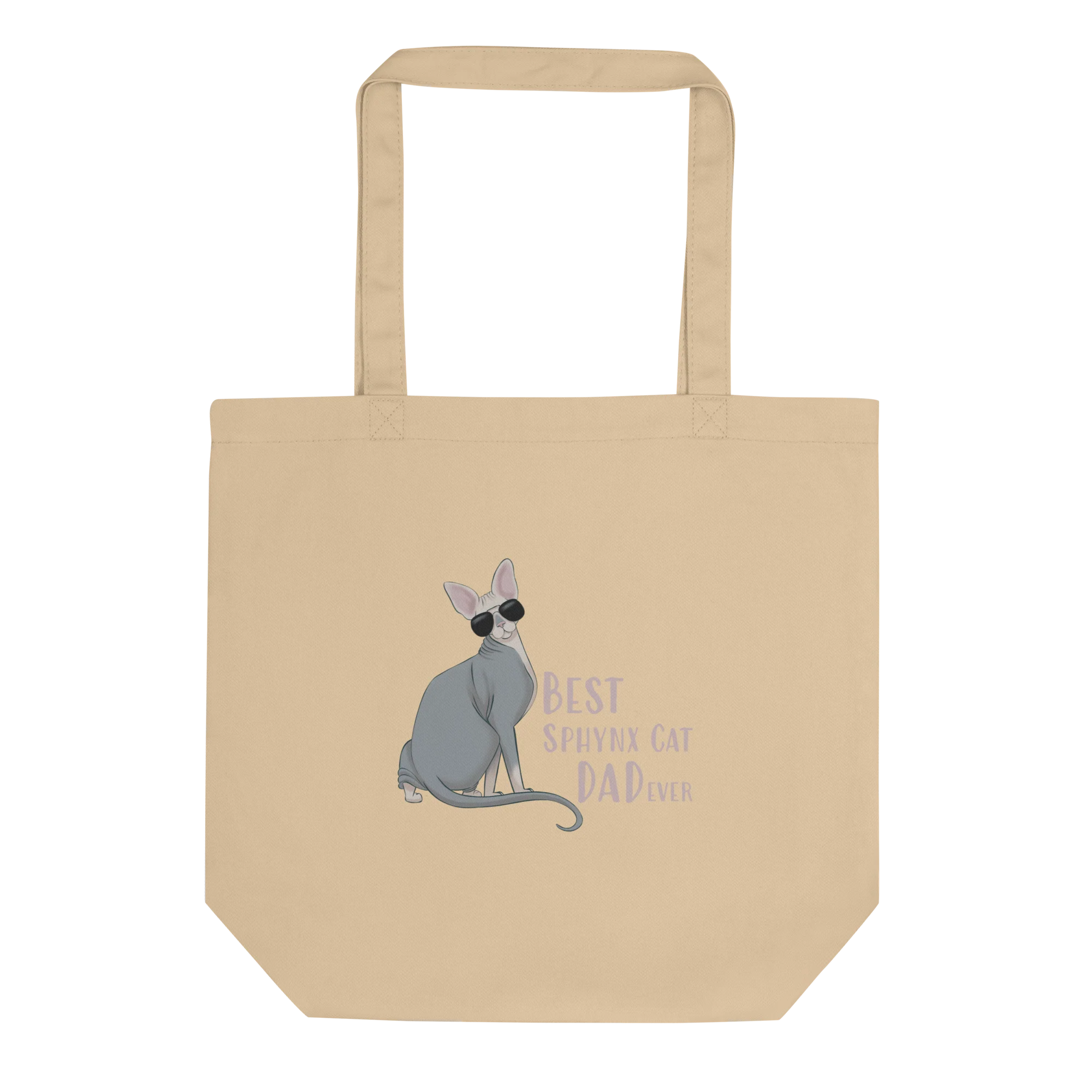 "BEST SPHYNX CAT DAD" ECO TOTE - Image 2