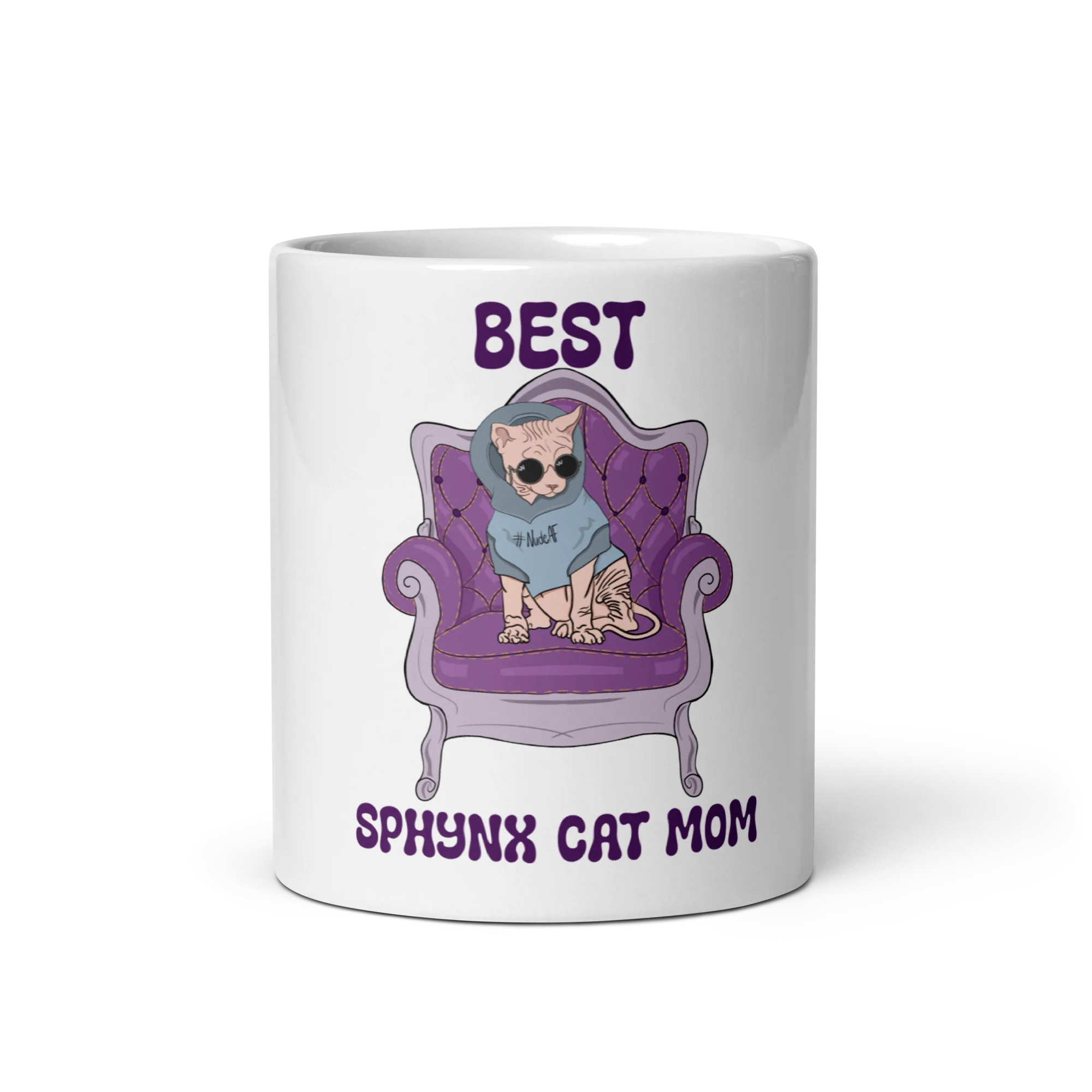 "BEST SPHYNX CAT MOM" COFFEE MUG - Image 5