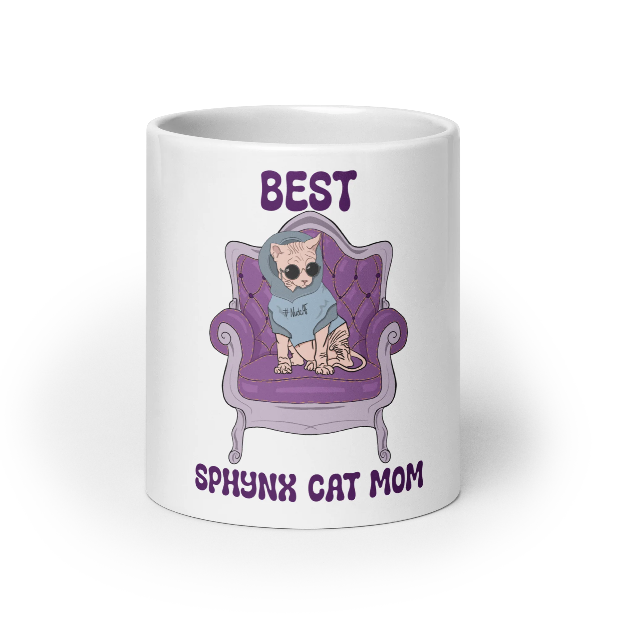 "BEST SPHYNX CAT MOM" COFFEE MUG - Image 9