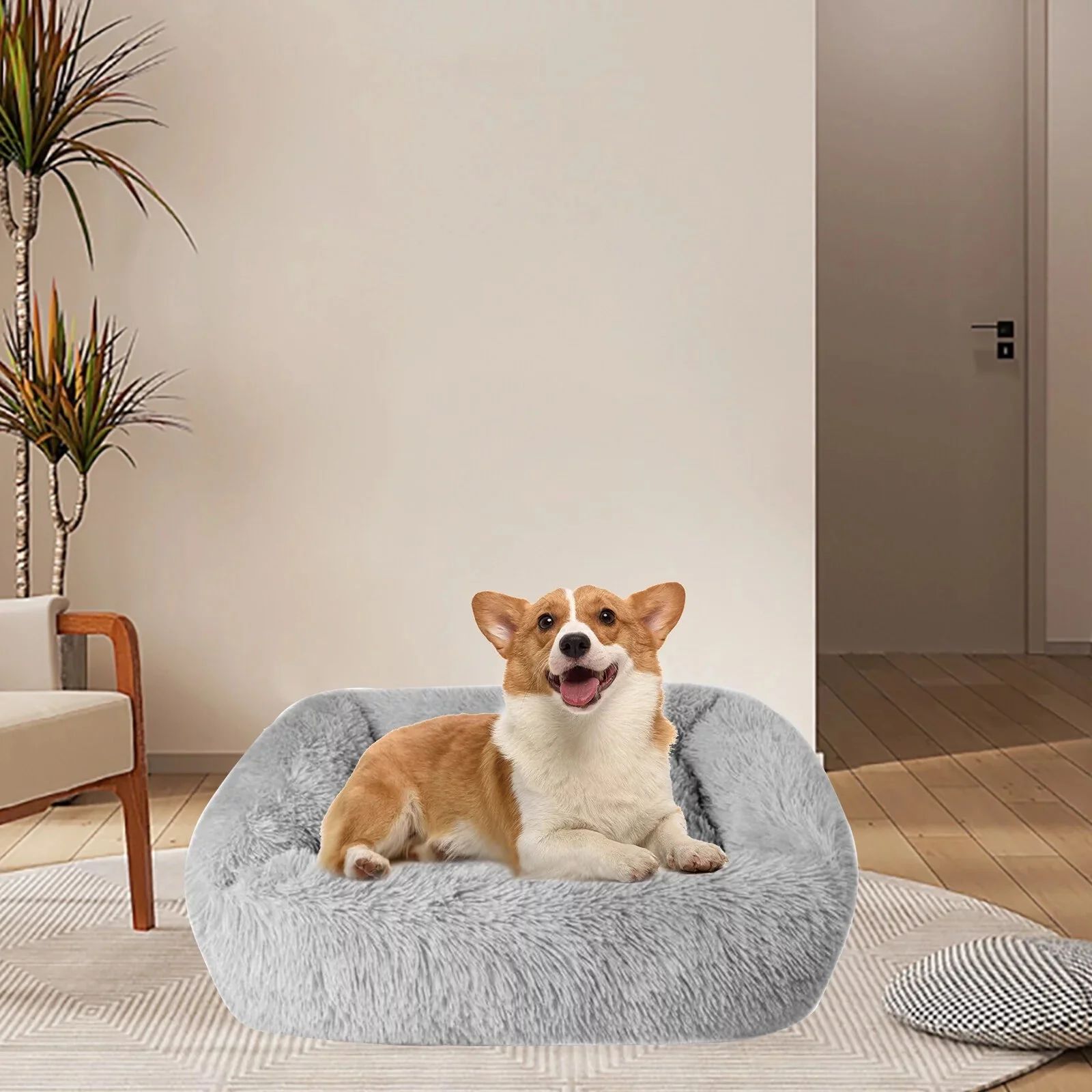 Best Washable Gray Plush Beds for Cats and Dogs - Image 10