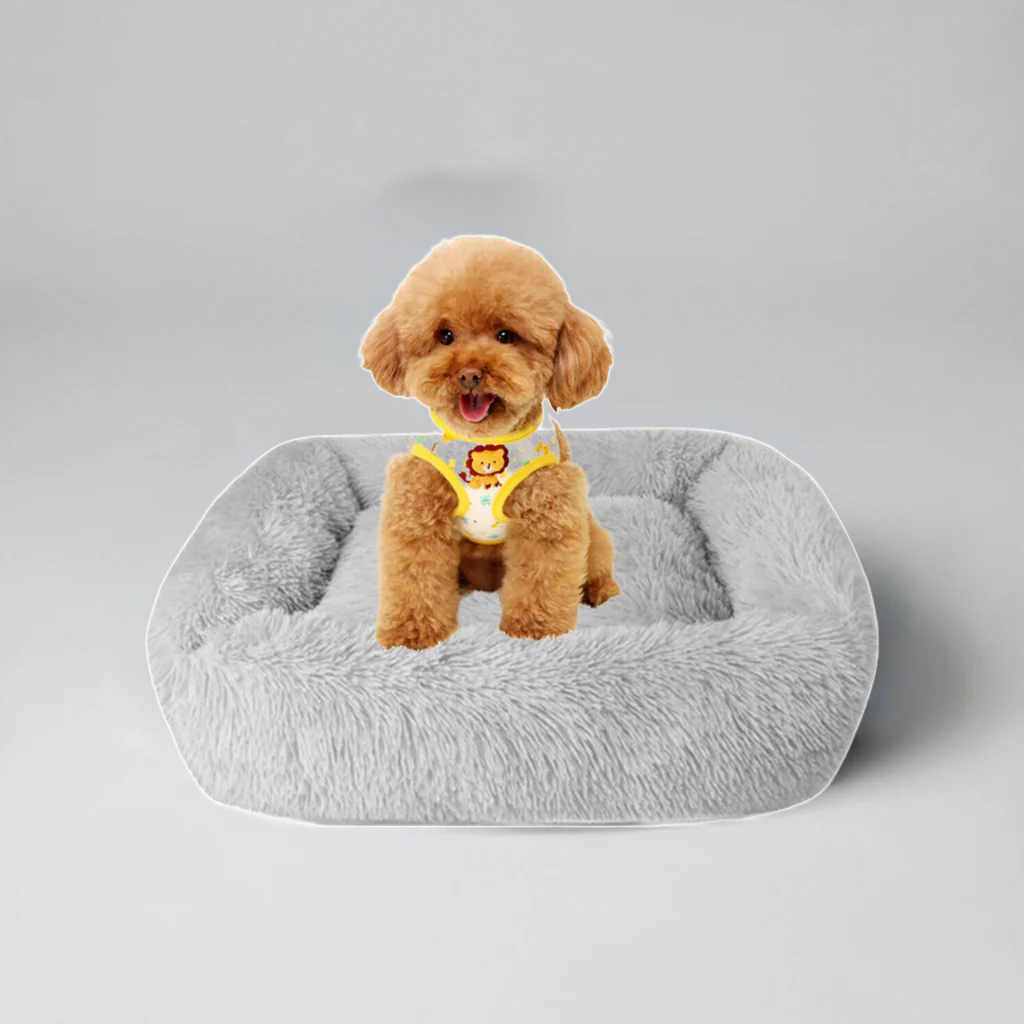 Best Washable Gray Plush Beds for Cats and Dogs - Image 5