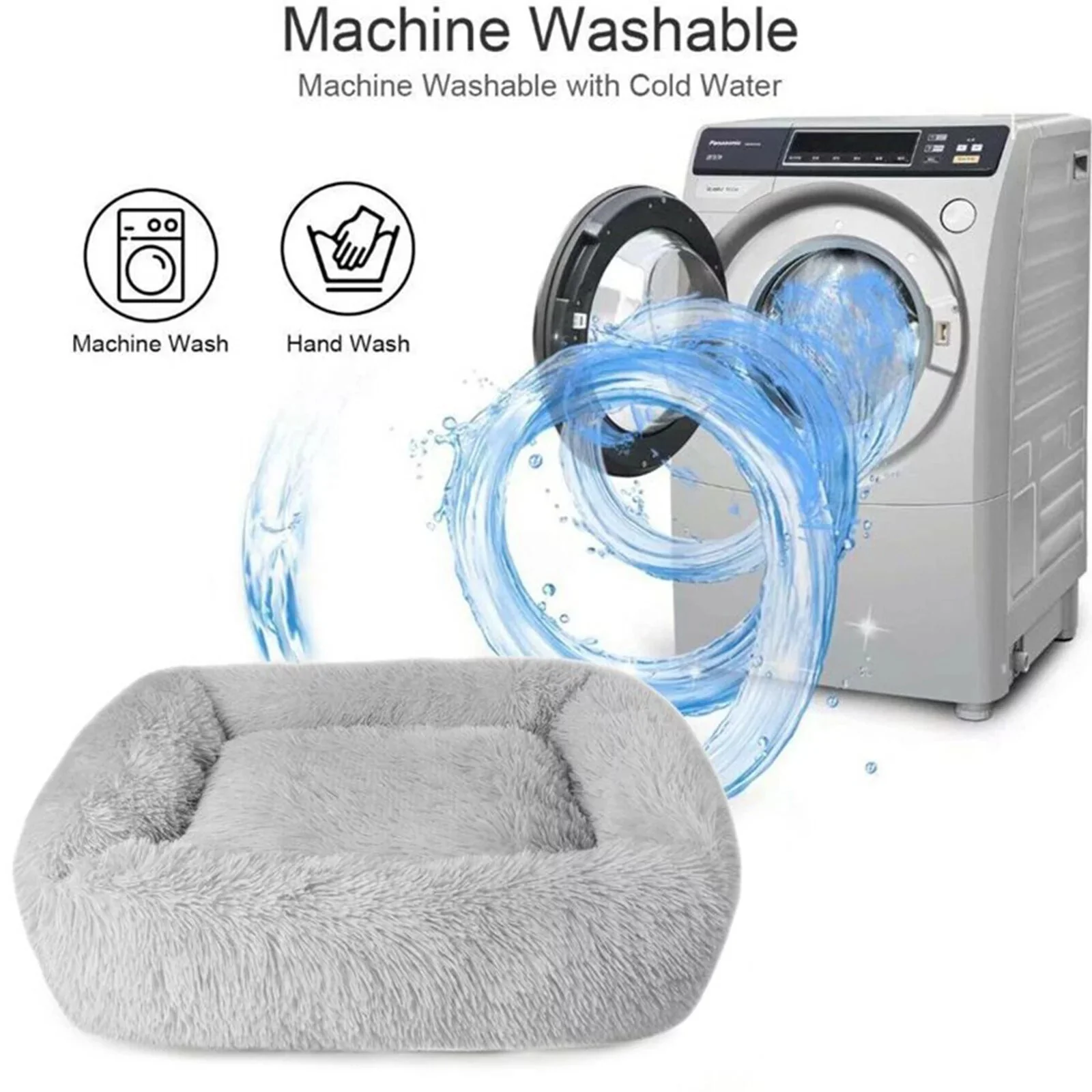 Best Washable Gray Plush Beds for Cats and Dogs - Image 8