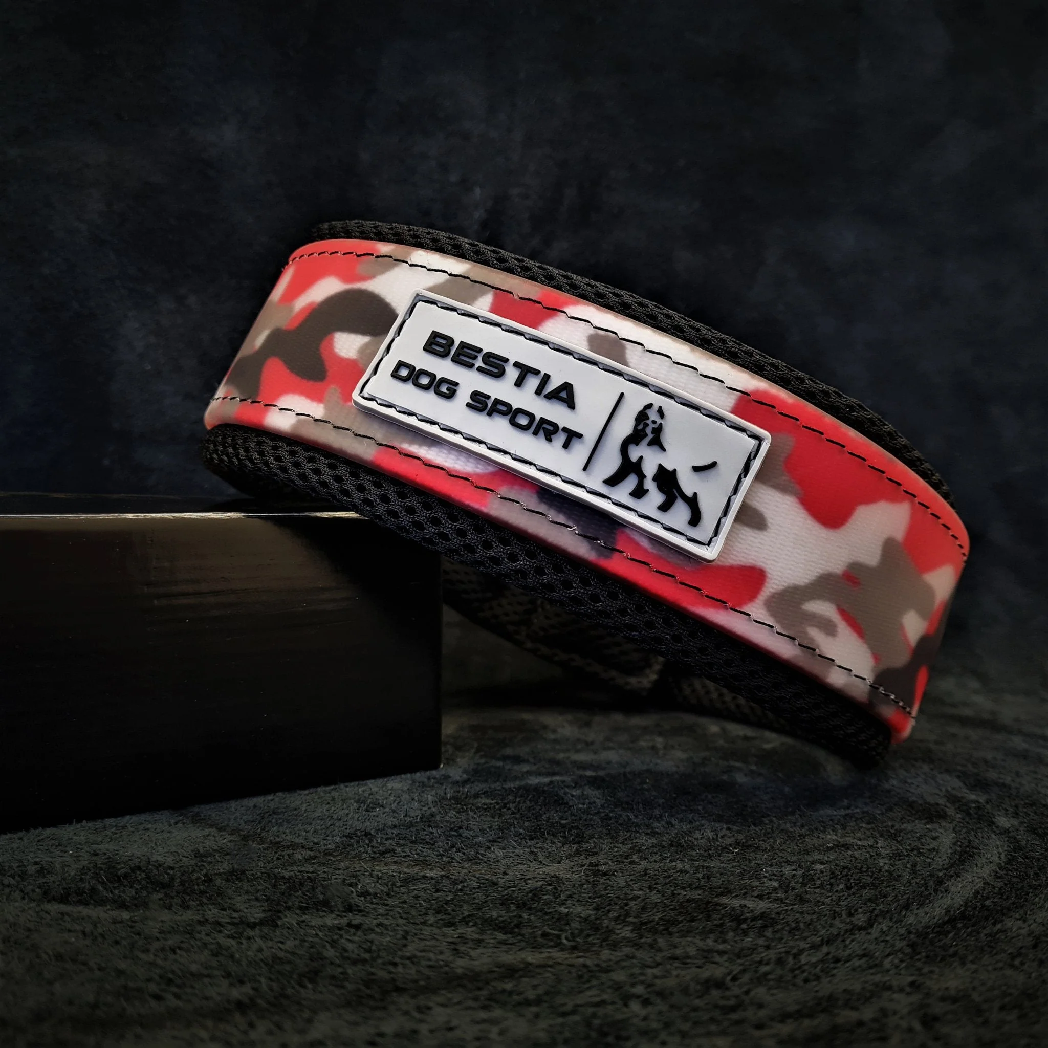BESTIA DOG SPORT COLLAR RED CAMO - Image 2