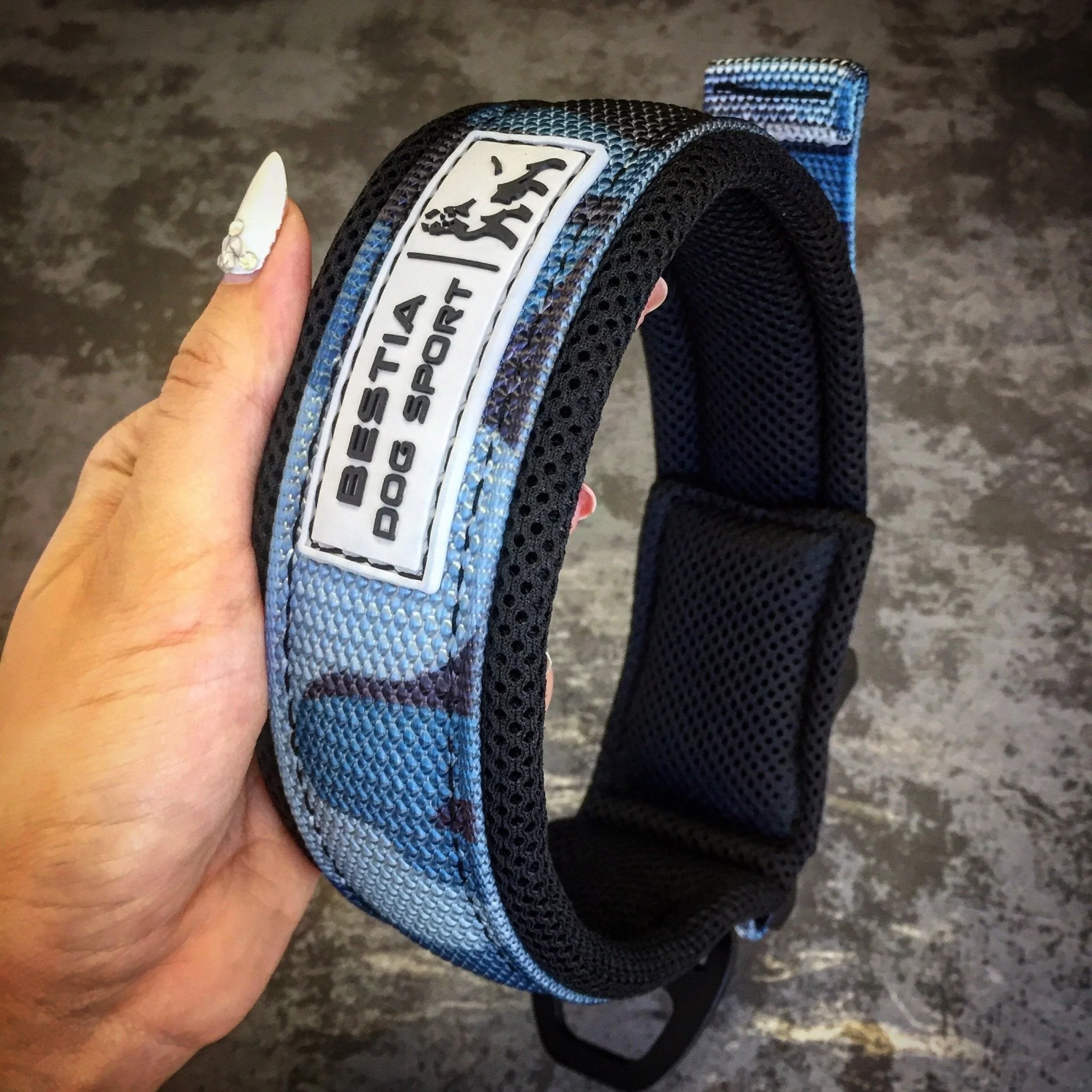 BESTIA DOG SPORT FAST RELEASE COLLAR BLUE - Image 3