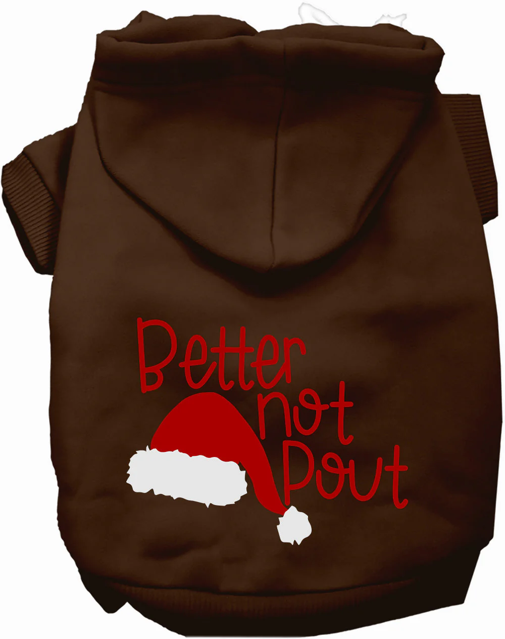 Better Not Pout Christmas Pet Hoodie - Image 3