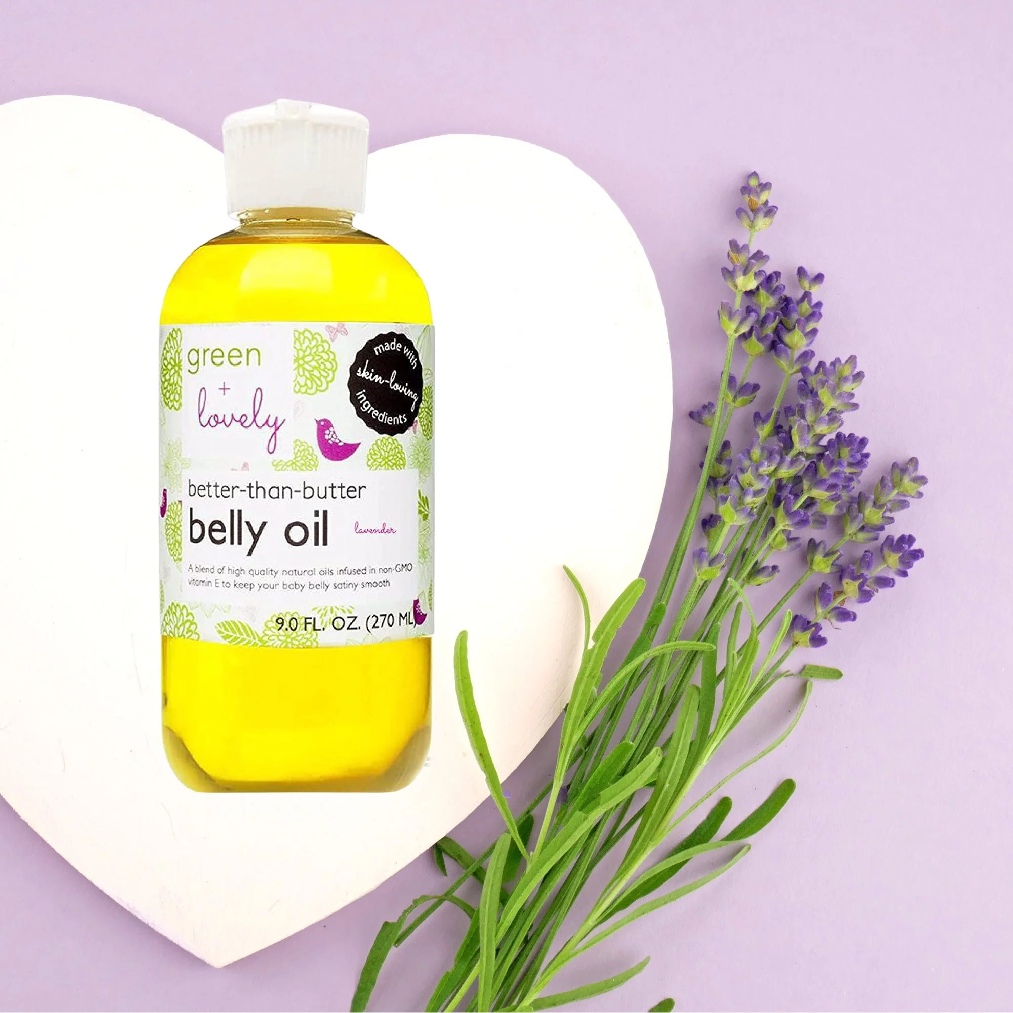 Better than Butter Pregnancy Belly Oil - Organic Oils - Stretch Mark Prevention - 8 oz. - Image 4