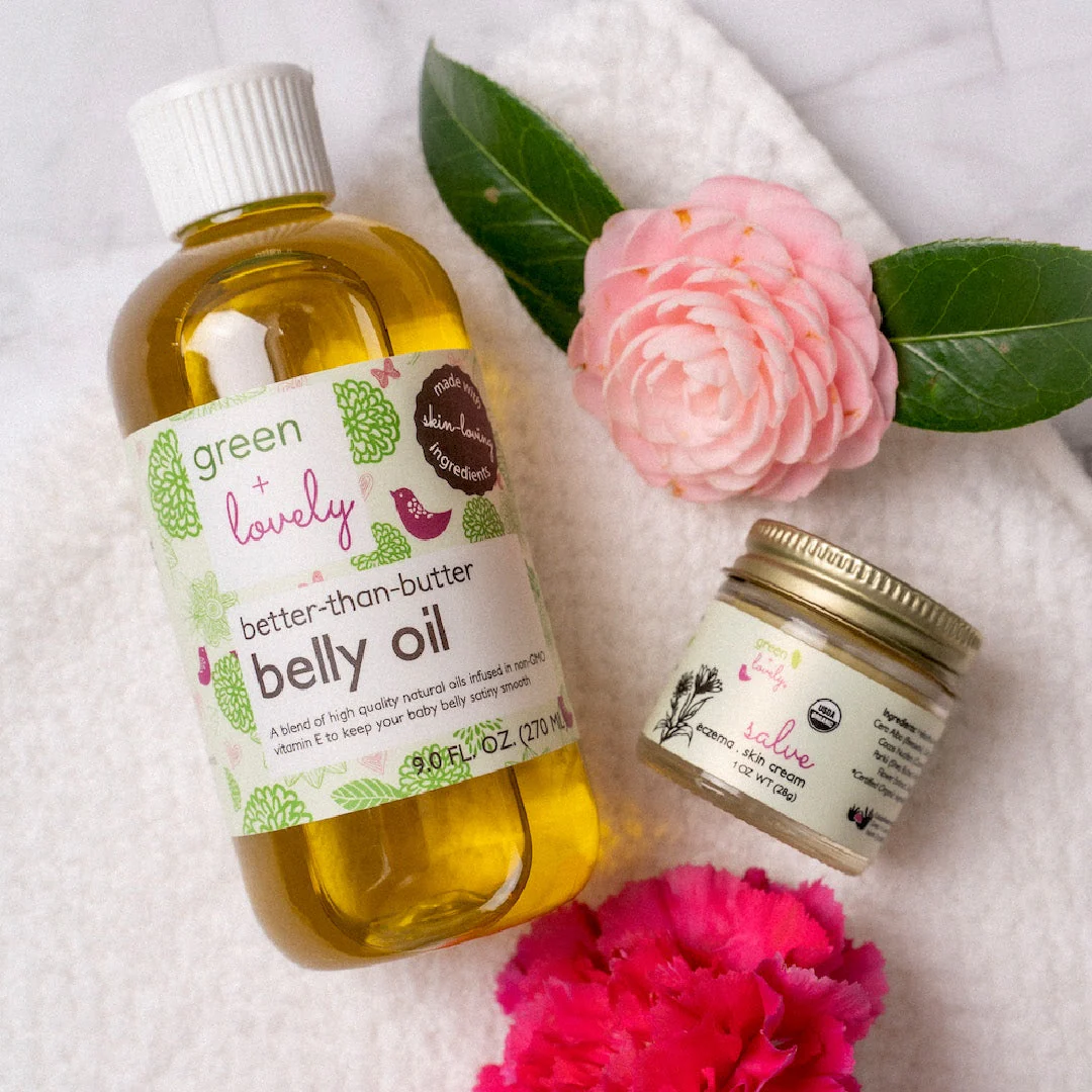 Better than Butter Pregnancy Belly Oil - Organic Oils - Stretch Mark Prevention - 8 oz. - Image 5