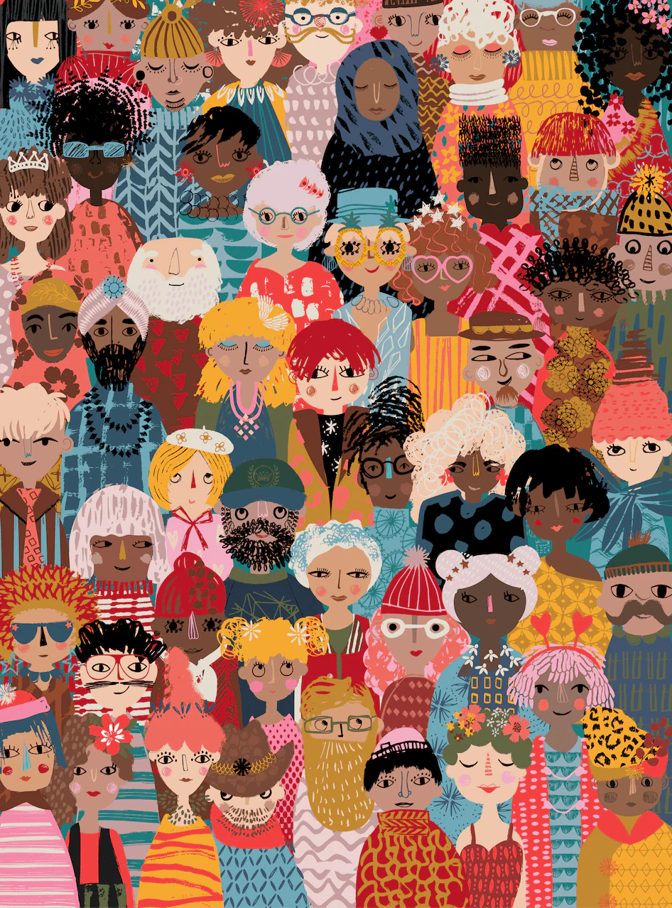 Better Together 1000 Piece Puzzle by Puzzlefolk | Celebrate Unity & Diversity - Image 3