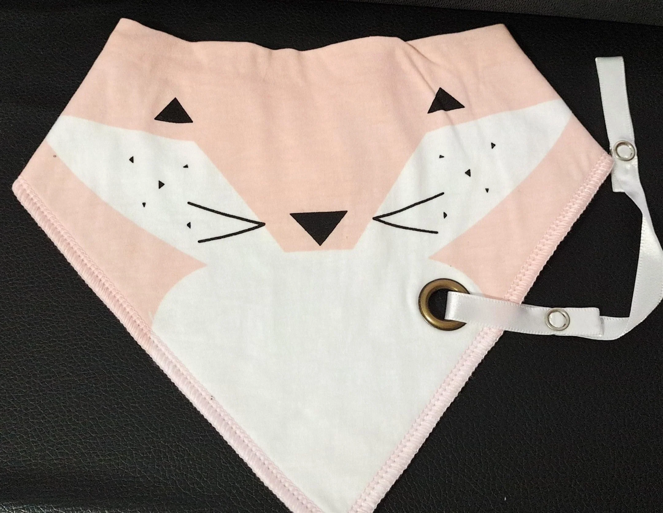 Bib with Pacifier Clip - Image 3