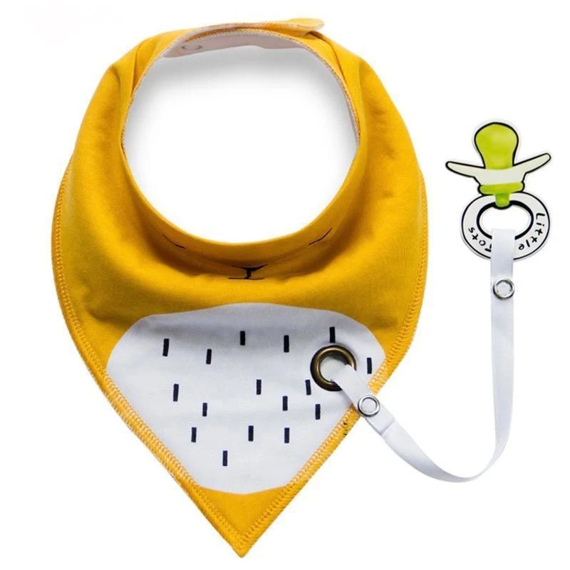 Bib with Pacifier Clip - Image 7