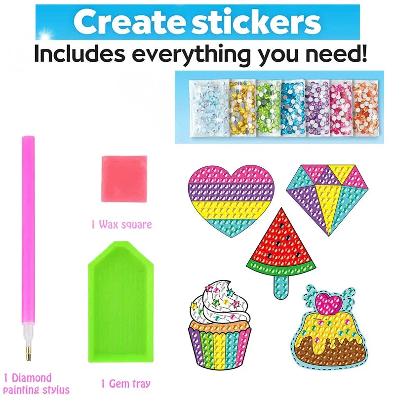 Big Gem Diamond Painting Kit - DIY Mosaic Art & Sticker Craft for Kids - Image 15
