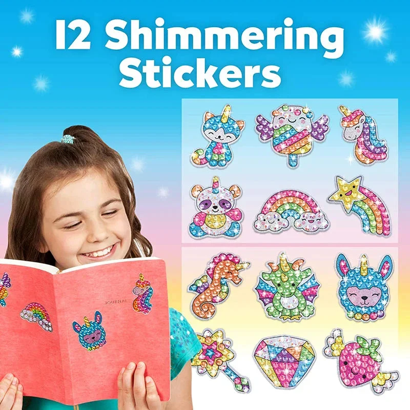 Big Gem Diamond Painting Kit - DIY Mosaic Art & Sticker Craft for Kids - Image 3