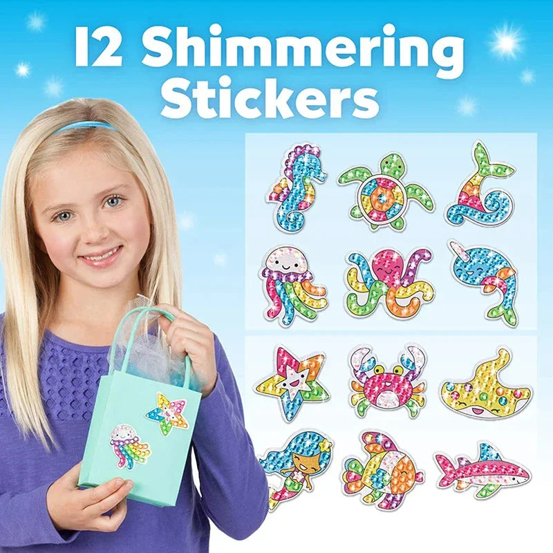 Big Gem Diamond Painting Kit - DIY Mosaic Art & Sticker Craft for Kids - Image 4