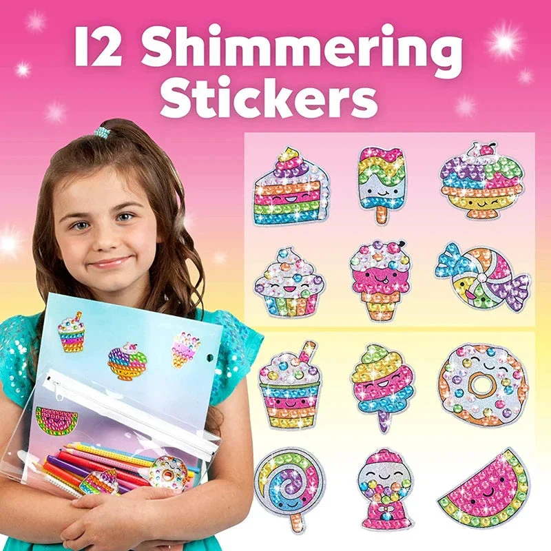 Big Gem Diamond Painting Kit - DIY Mosaic Art & Sticker Craft for Kids - Image 6