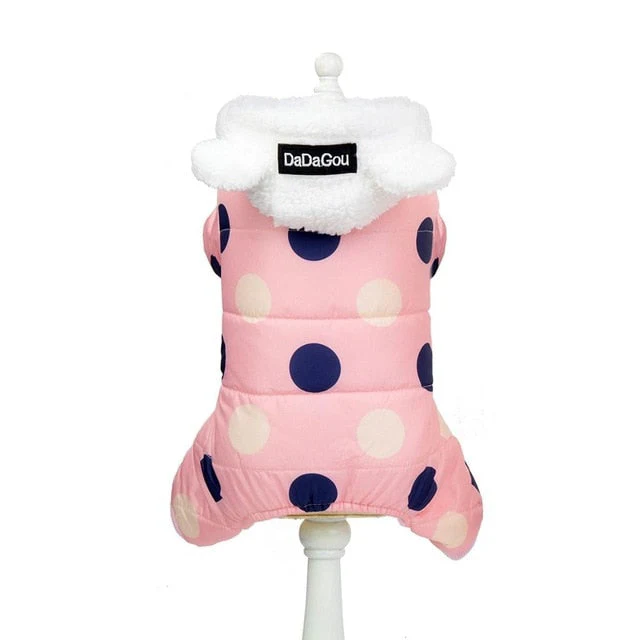 Big Polka Dot Snowsuit Jumpsuit - Image 11