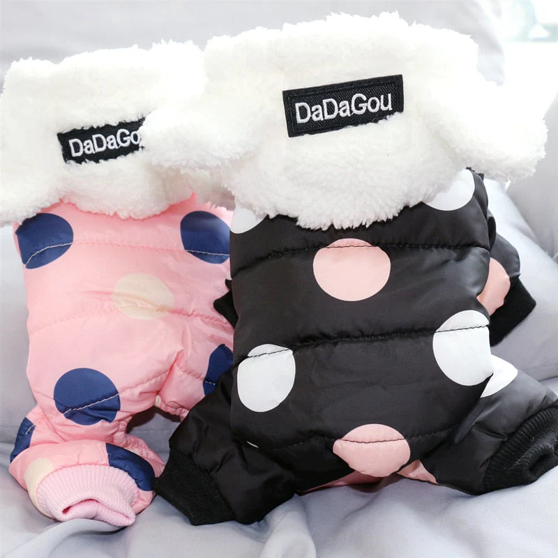 Big Polka Dot Snowsuit Jumpsuit - Image 14