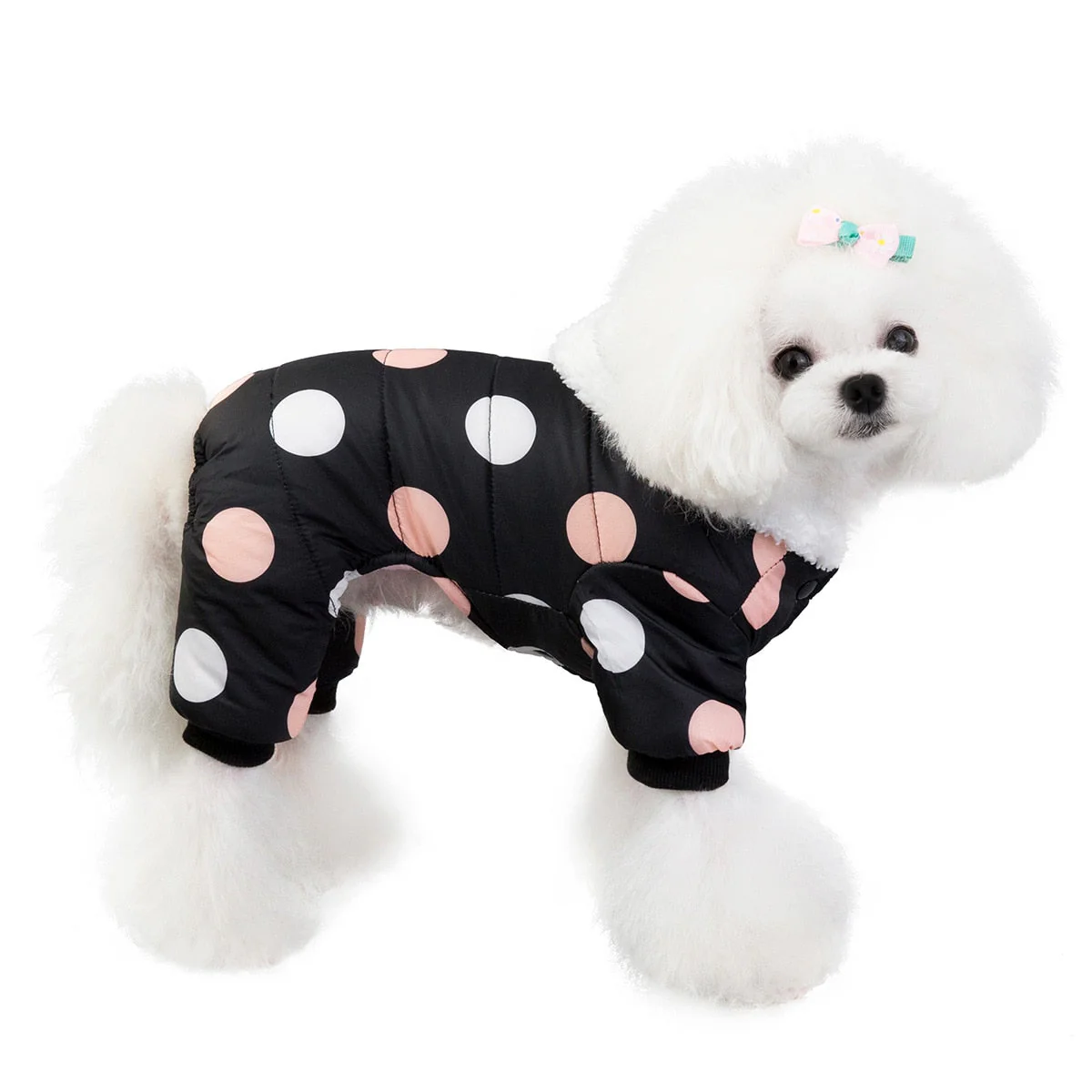 Big Polka Dot Snowsuit Jumpsuit - Image 16