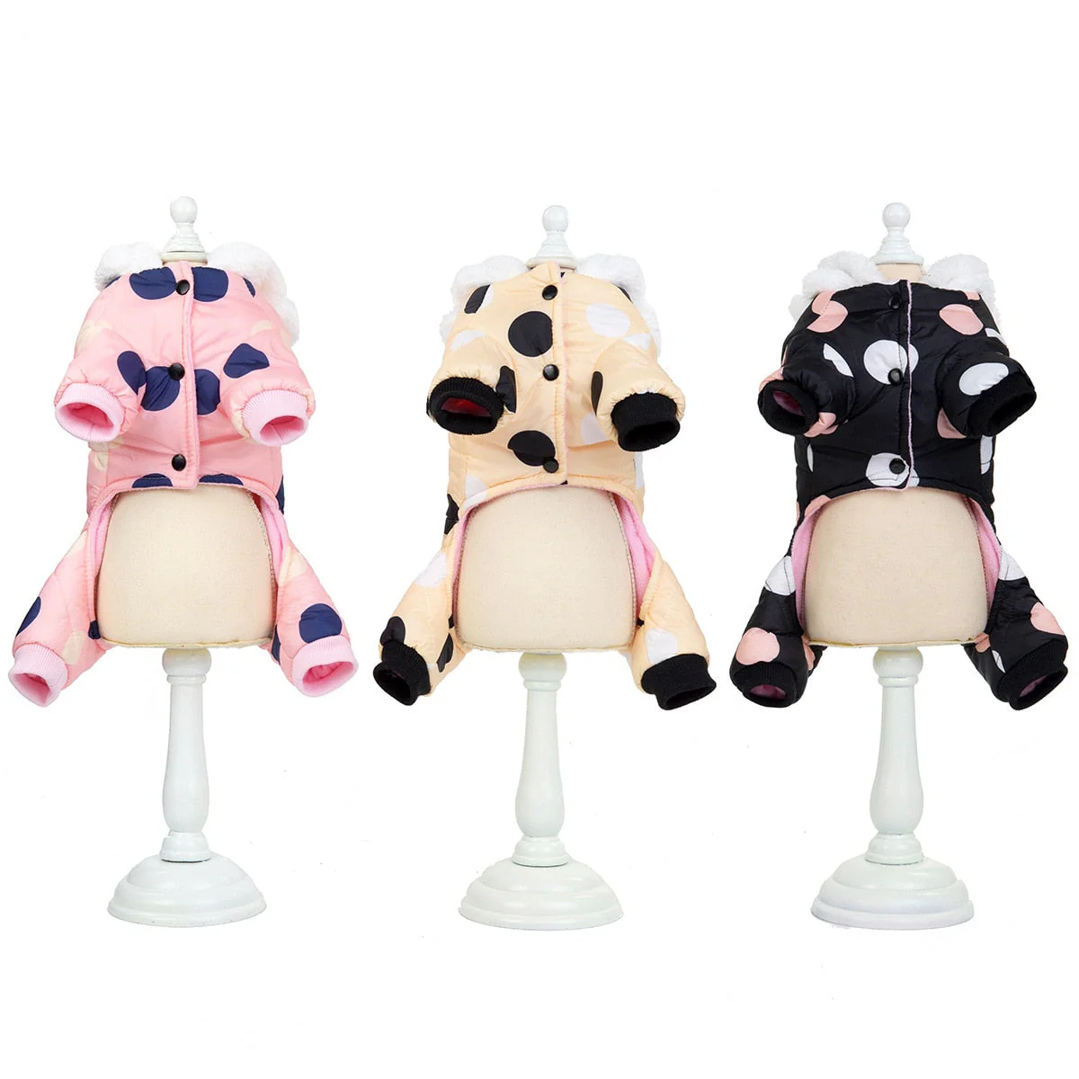 Big Polka Dot Snowsuit Jumpsuit - Image 19