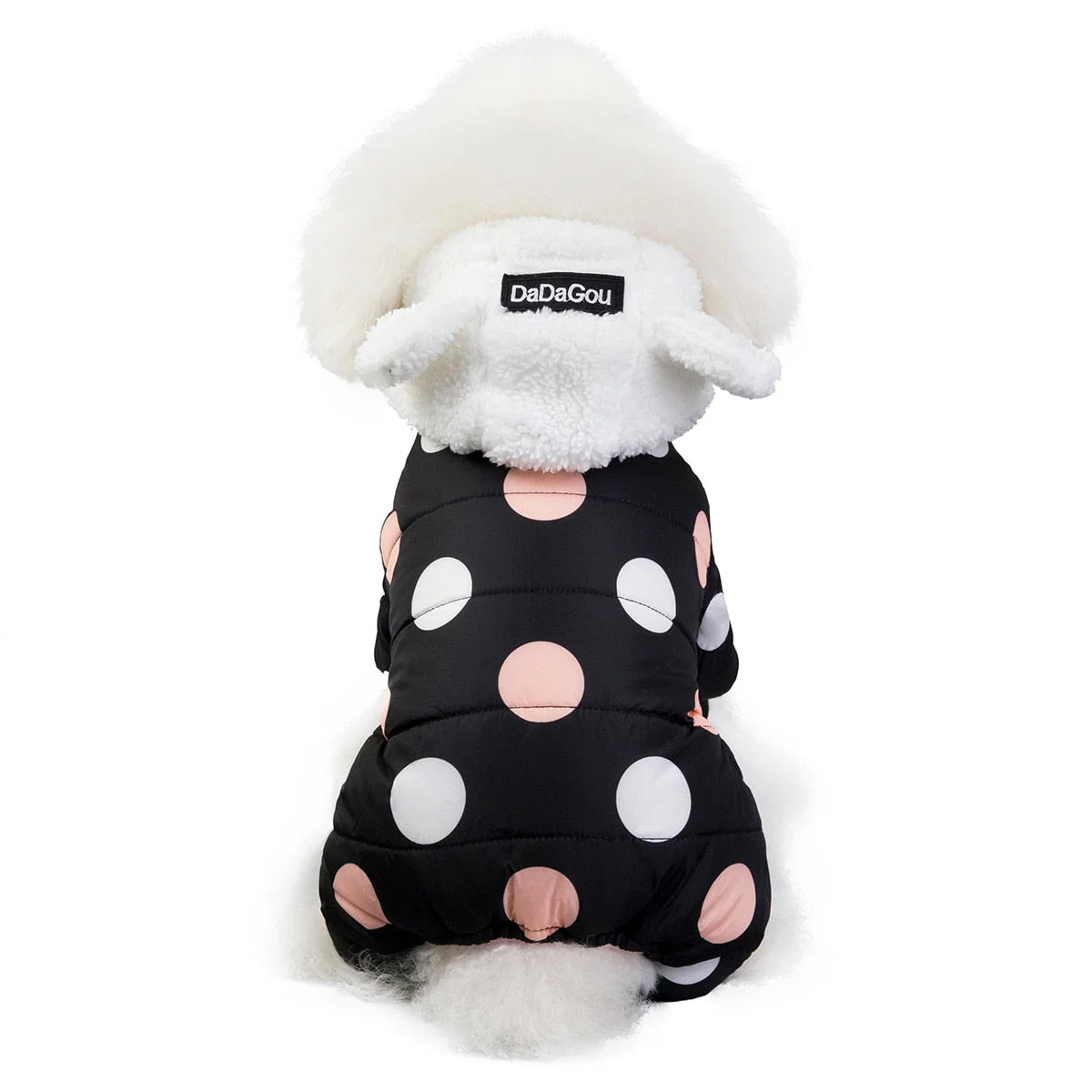 Big Polka Dot Snowsuit Jumpsuit - Image 4