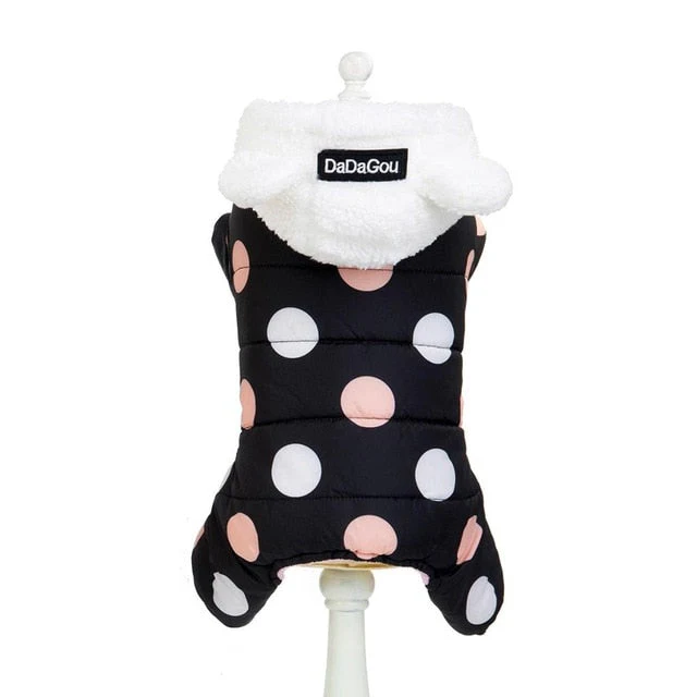 Big Polka Dot Snowsuit Jumpsuit - Image 5