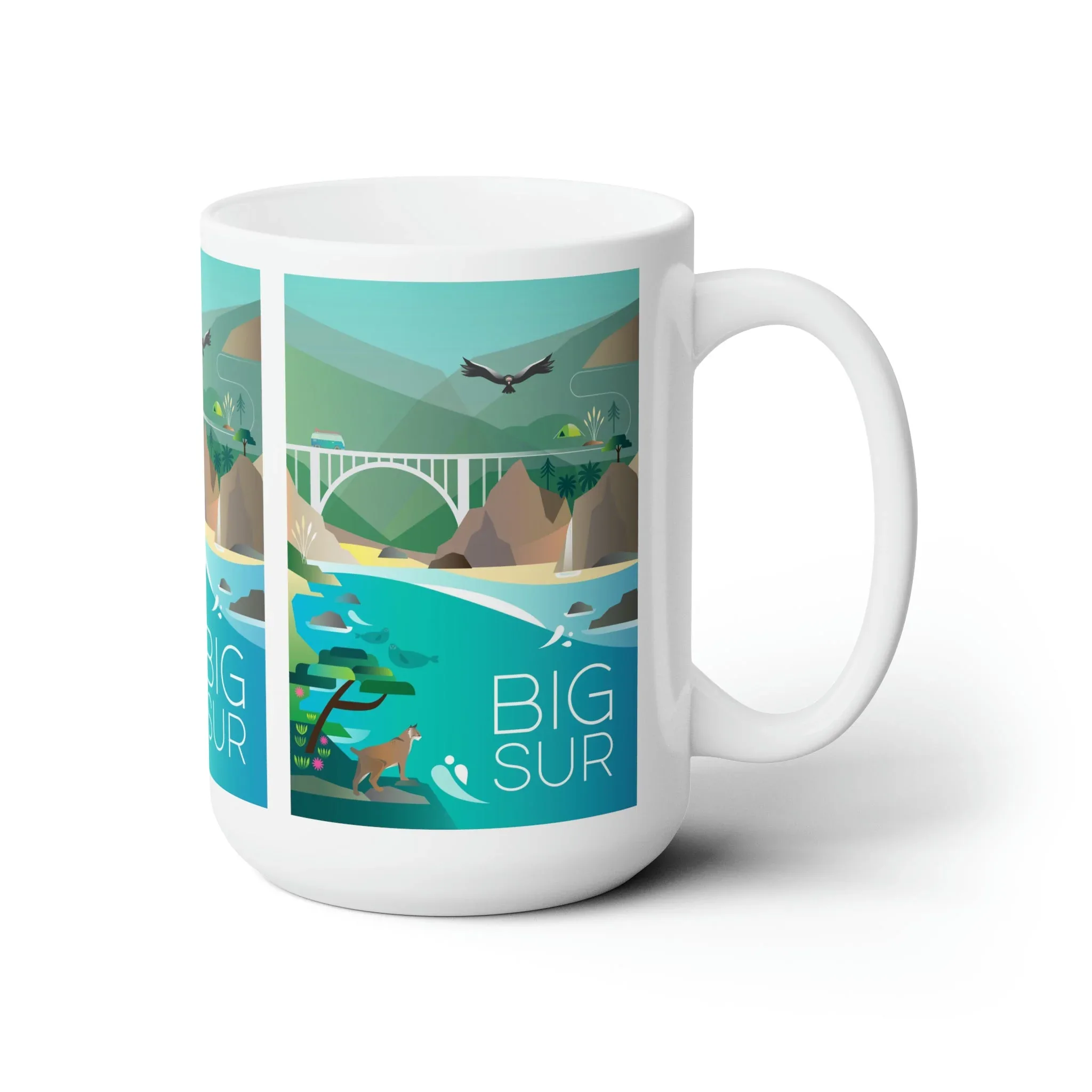 Big Sur Ceramic Mug 11oz or 15oz - Image 3