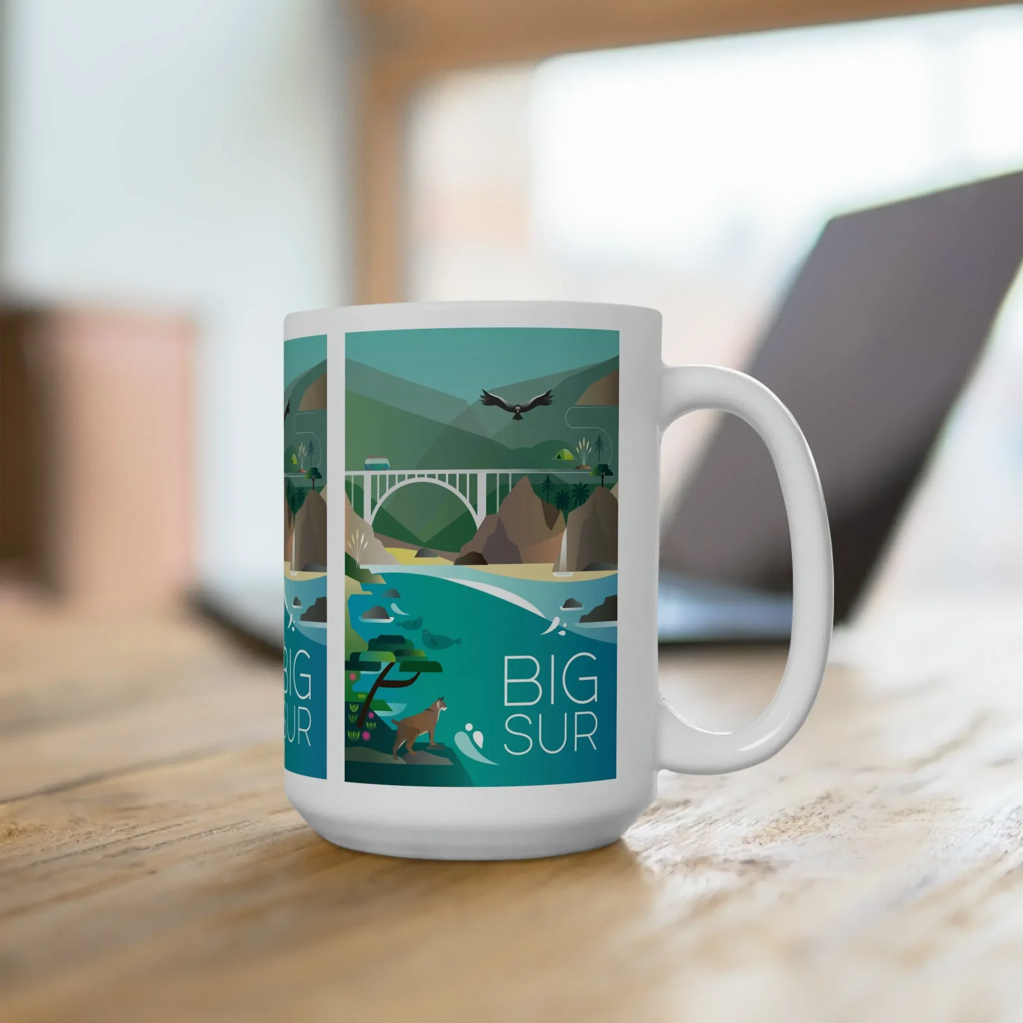 Big Sur Ceramic Mug 11oz or 15oz - Image 4